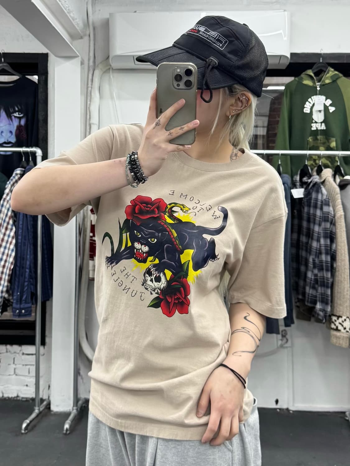 건즈 앤 로지스 올드스쿨 티셔츠 상품이미지4