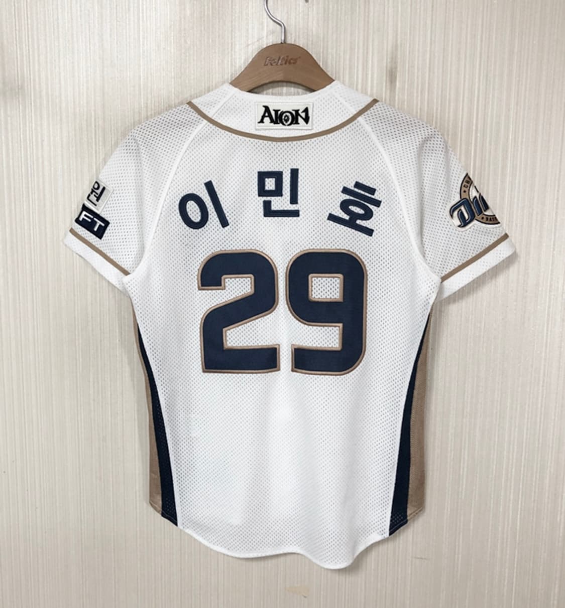 KBO 윌슨 NC다이노스 어센틱 홈유니폼/져지 85 #29 이민호 상품이미지8