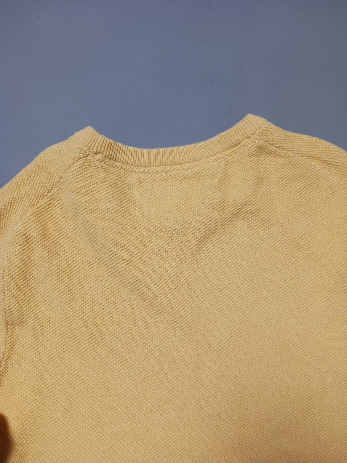 [L] 타미힐피거 와플 머스타드 라운드넥 니트 상품이미지8