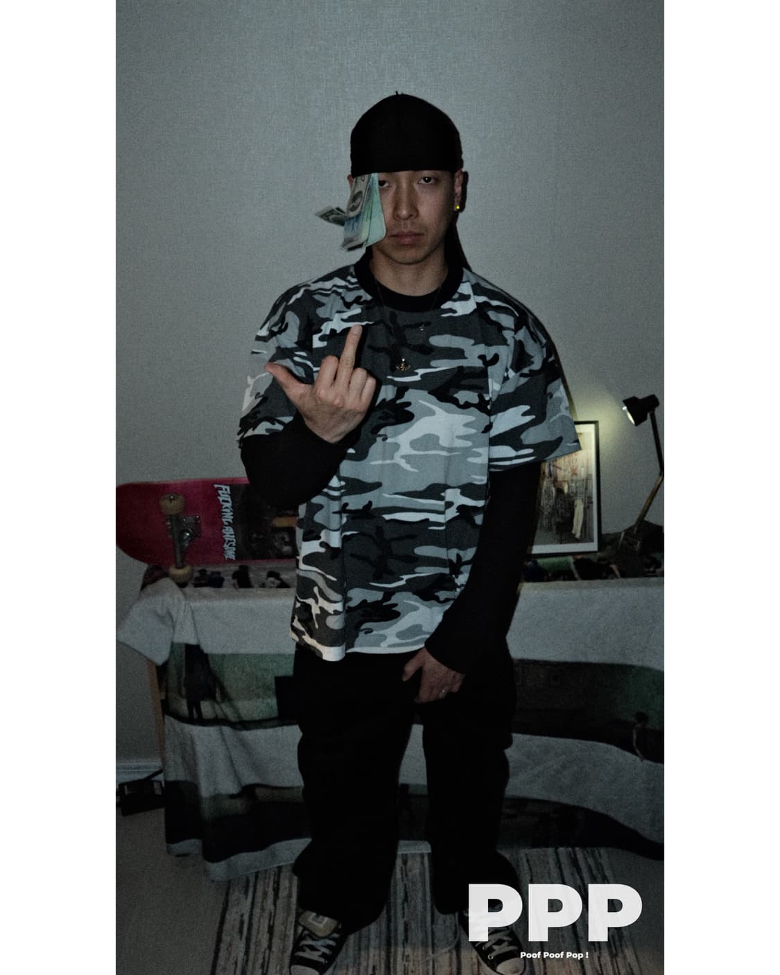 90s Rothco 씨티 카모 싱글스티치 티셔츠 상품이미지1