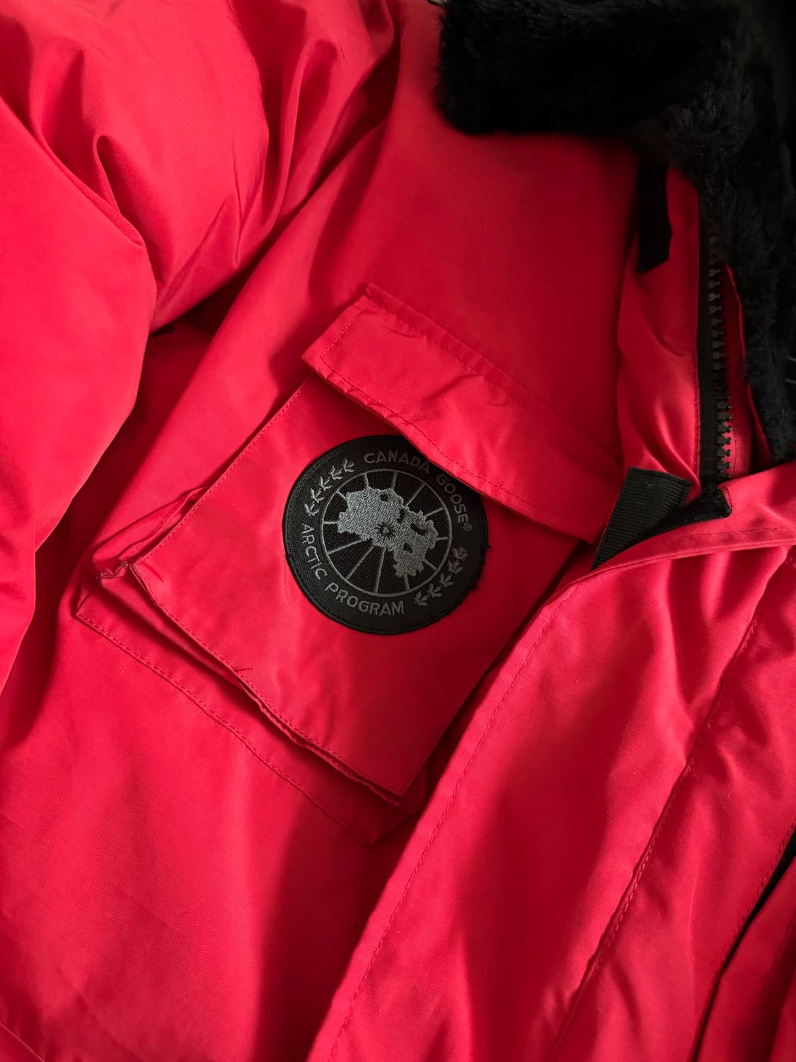 [OS] 캐나다구스x베트멍 스노우만트라 레드 상품이미지5