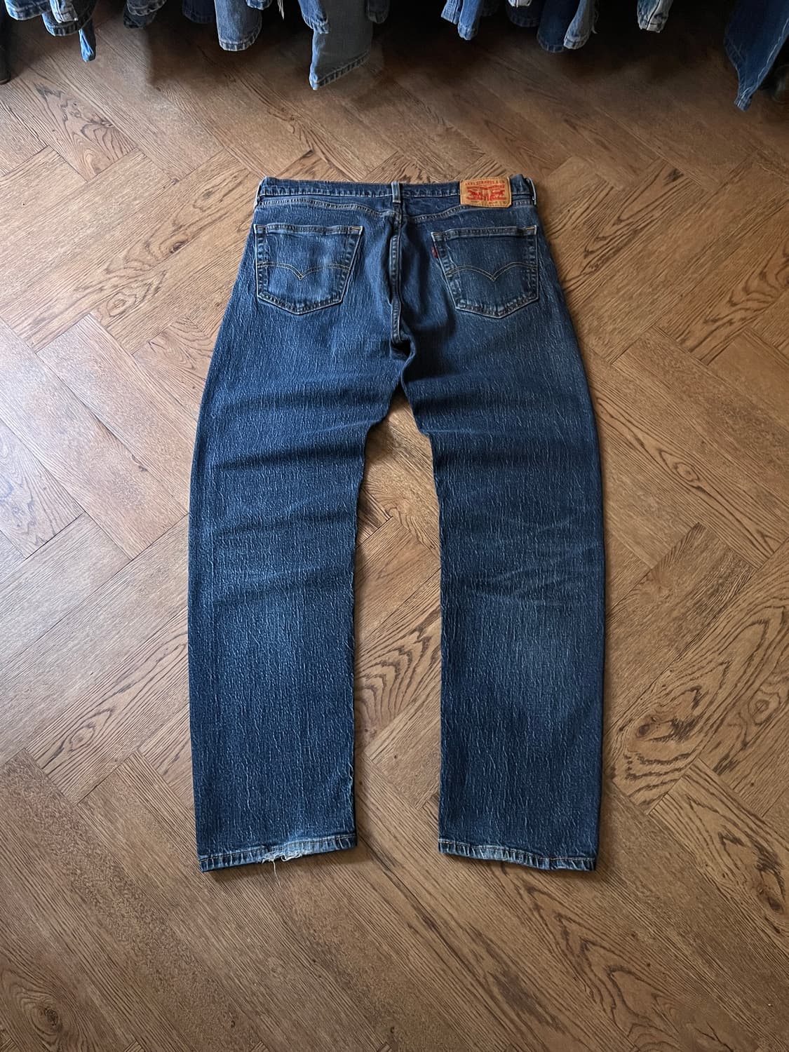 [34]리바이스 505 빈티지 워싱 스트레치 데님 팬츠 상품이미지2