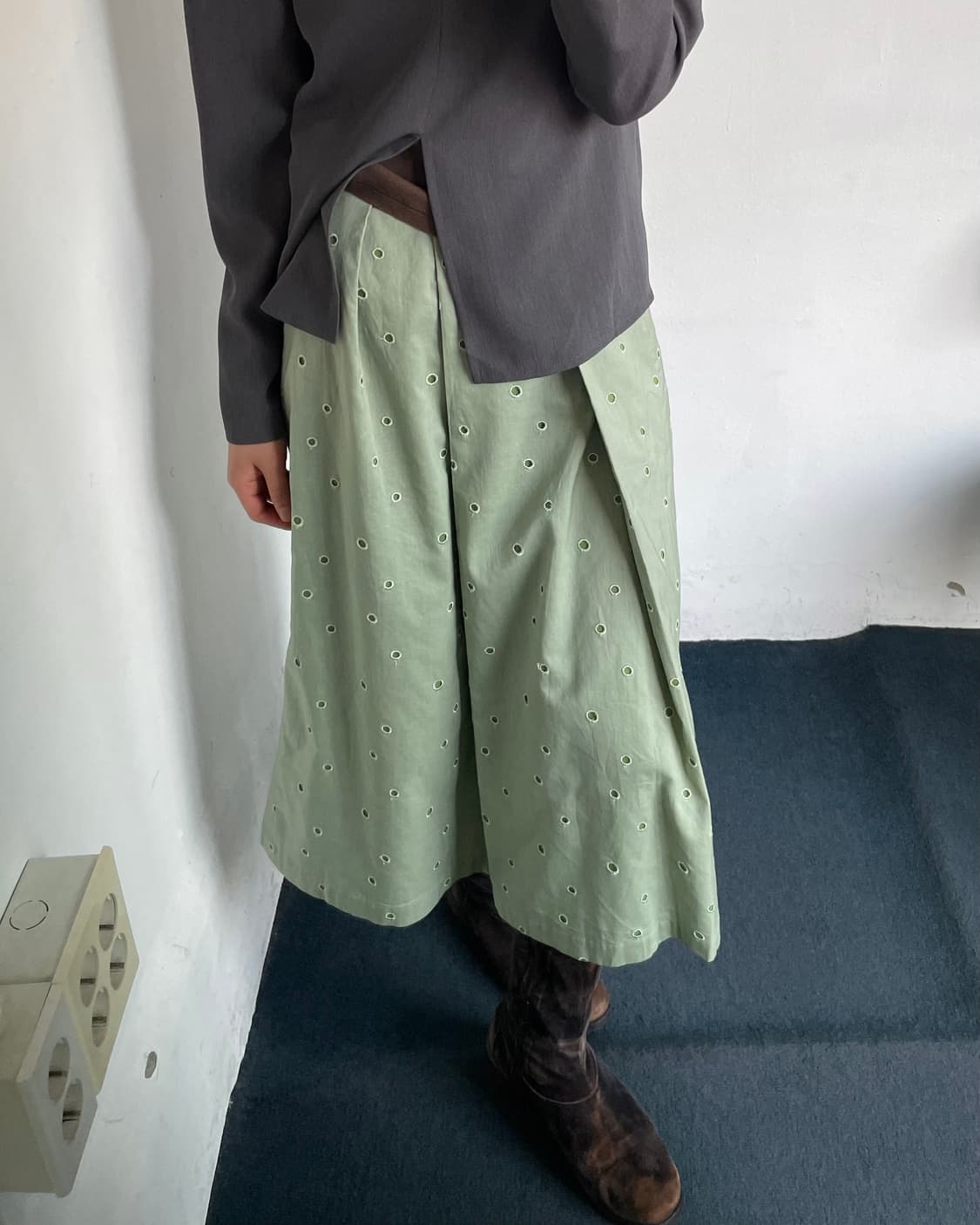 Dot pattern skirt 상품이미지6
