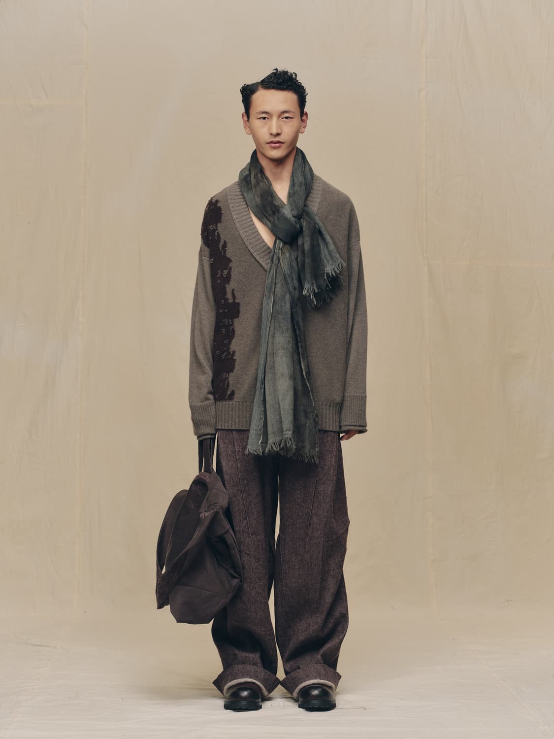 [48] 지기첸 articulated knee denim trouser 상품이미지6