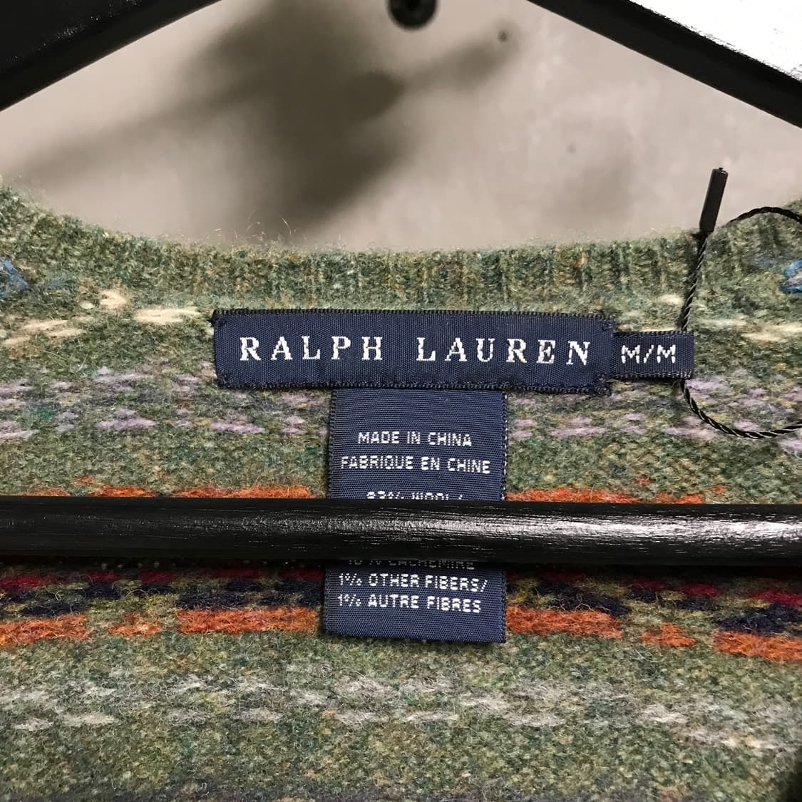 폴로 랄프로렌 페어아일 브이넥 니트 M(W) 상품이미지4