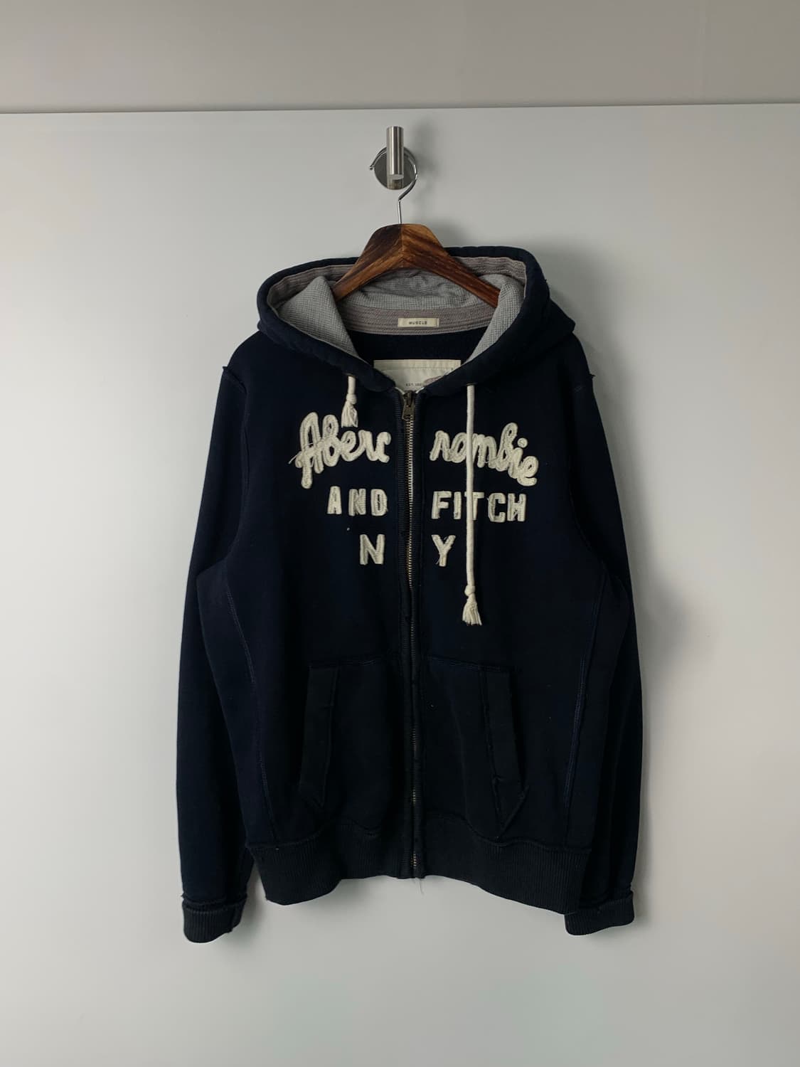 아베크롬비 y2k 와투케 블랙 후드집업 상품이미지2