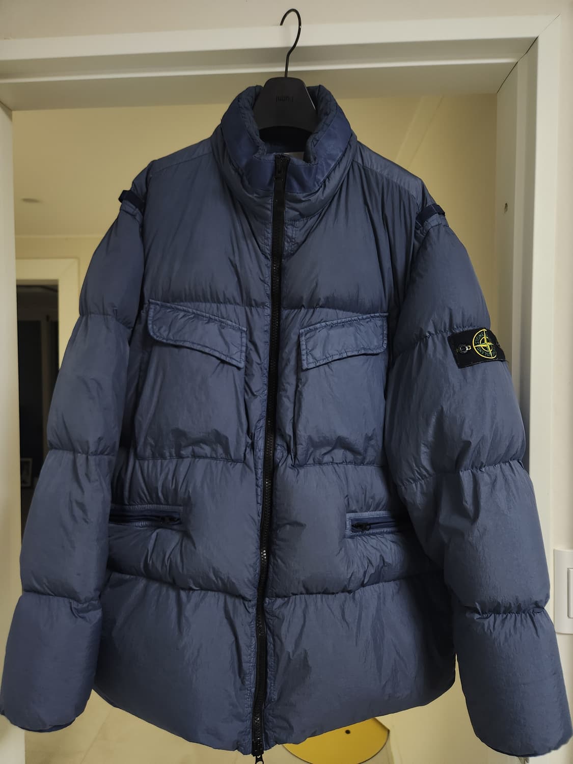 스톤아일랜드 크링클랩스 패딩 블루 3xl 상품이미지2
