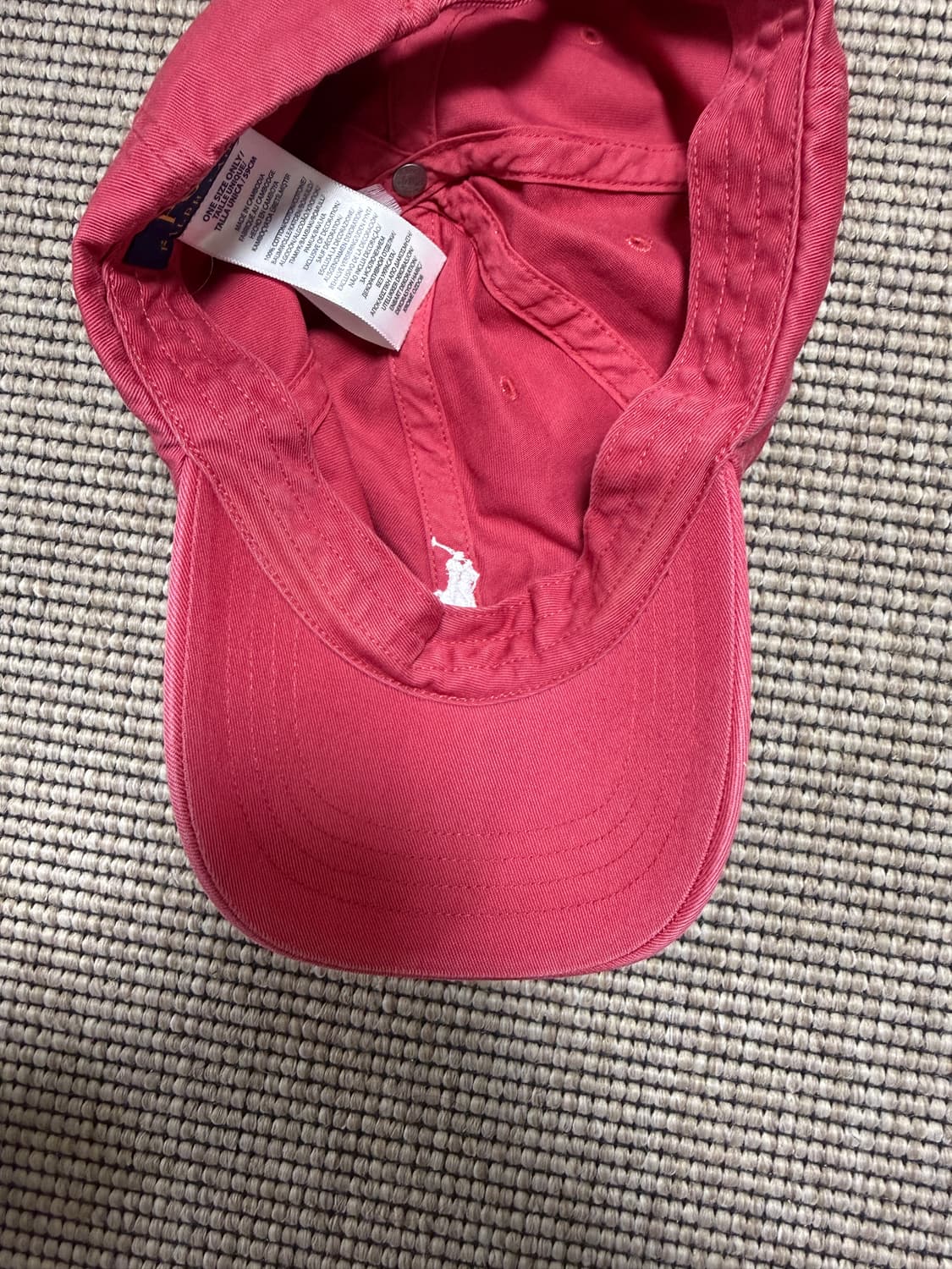 폴로 핑크 모자  상품이미지4