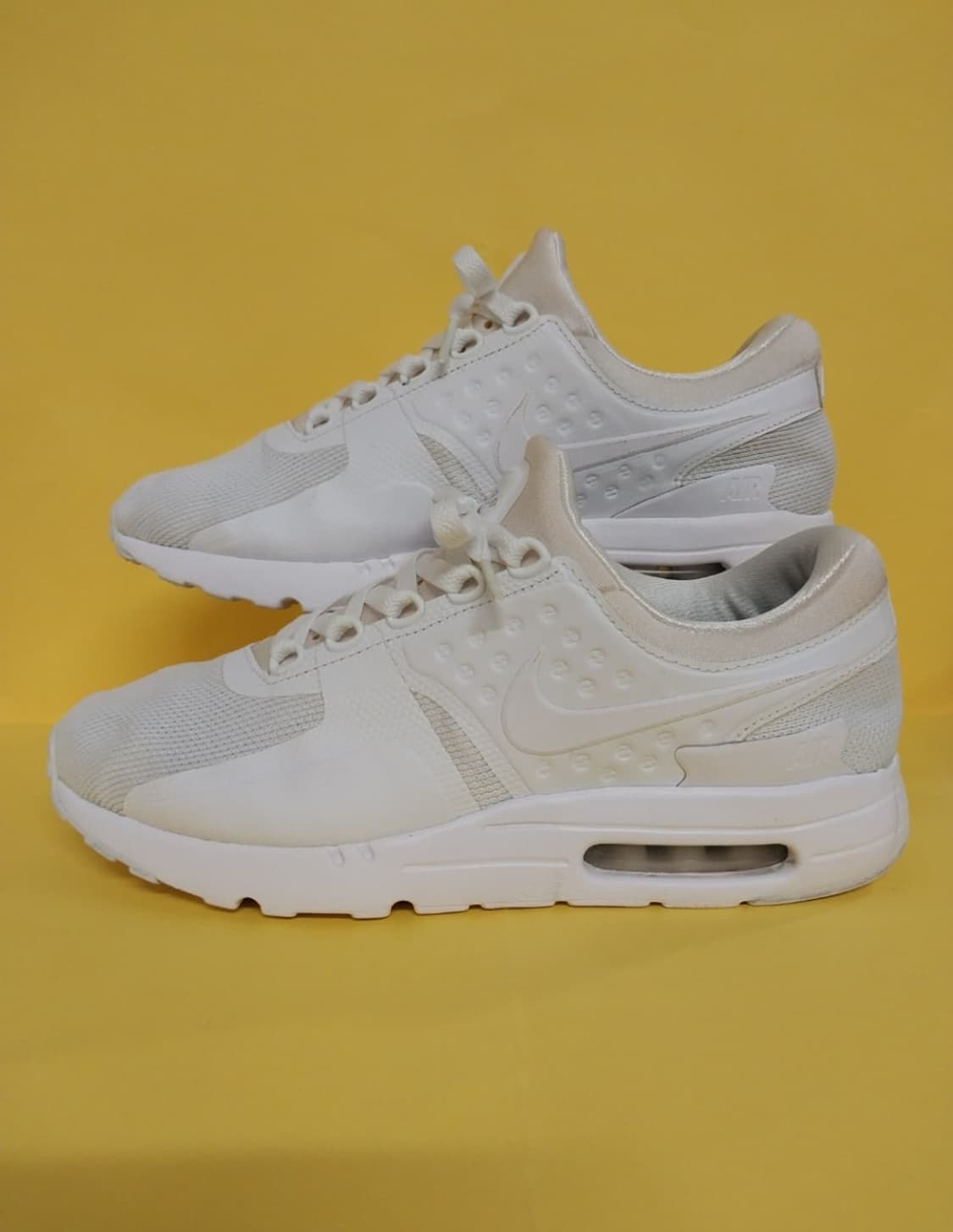 남성 나이키 에어맥스 제로 에센셜 트리플화이트 런닝화,운동화 (265) 상품이미지1