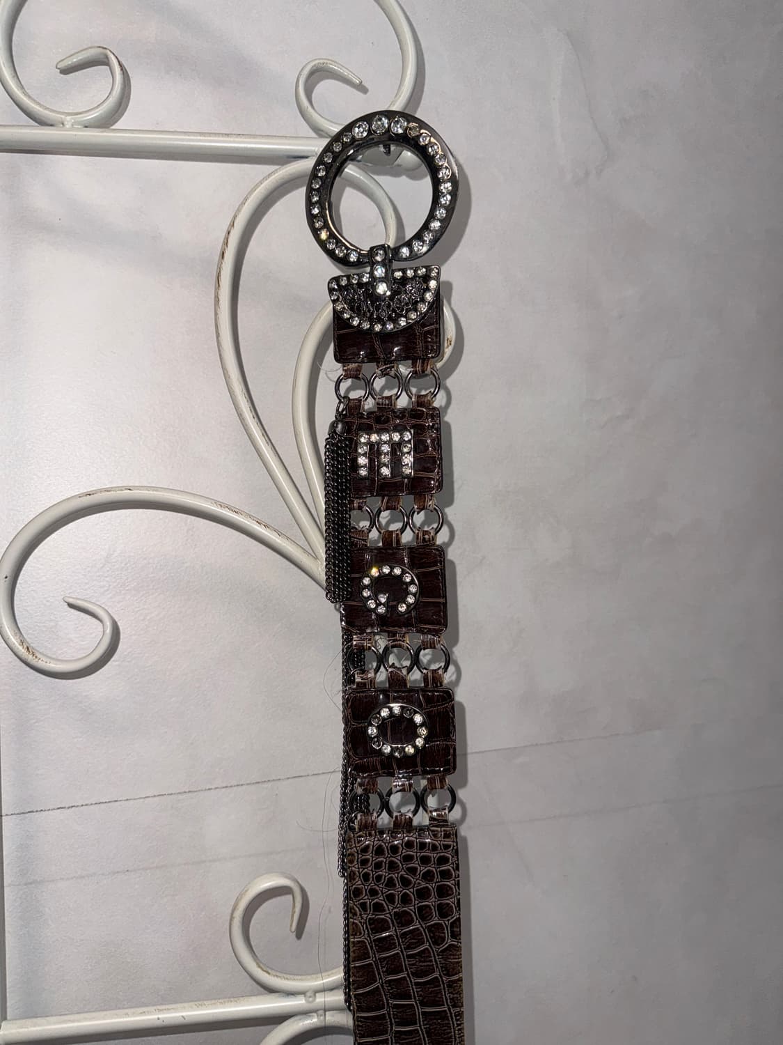 Egoist brown cubic tassel buckle belt 상품이미지5