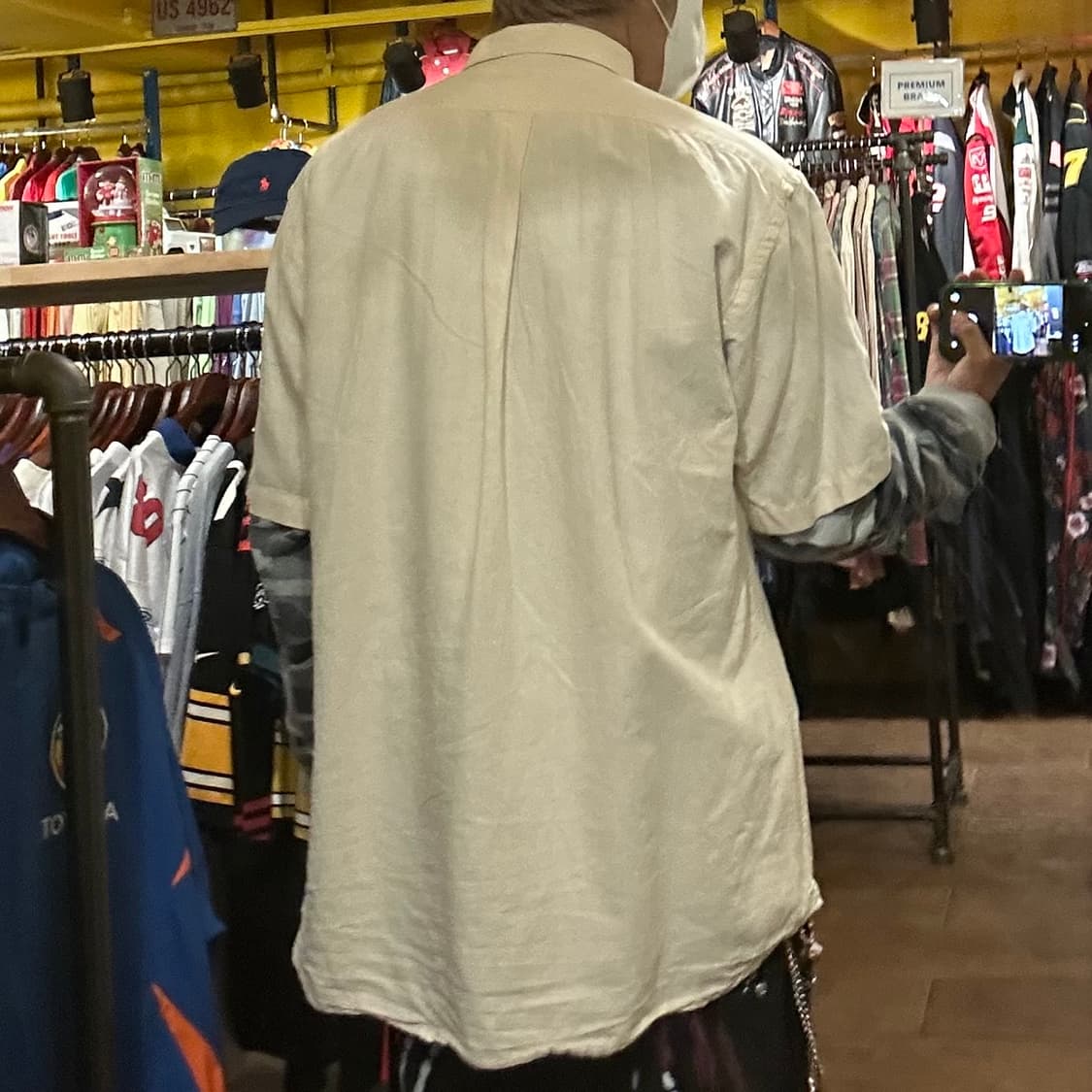 [HI] 폴로 랄프로렌 반팔 셔츠 베이지 상품이미지5