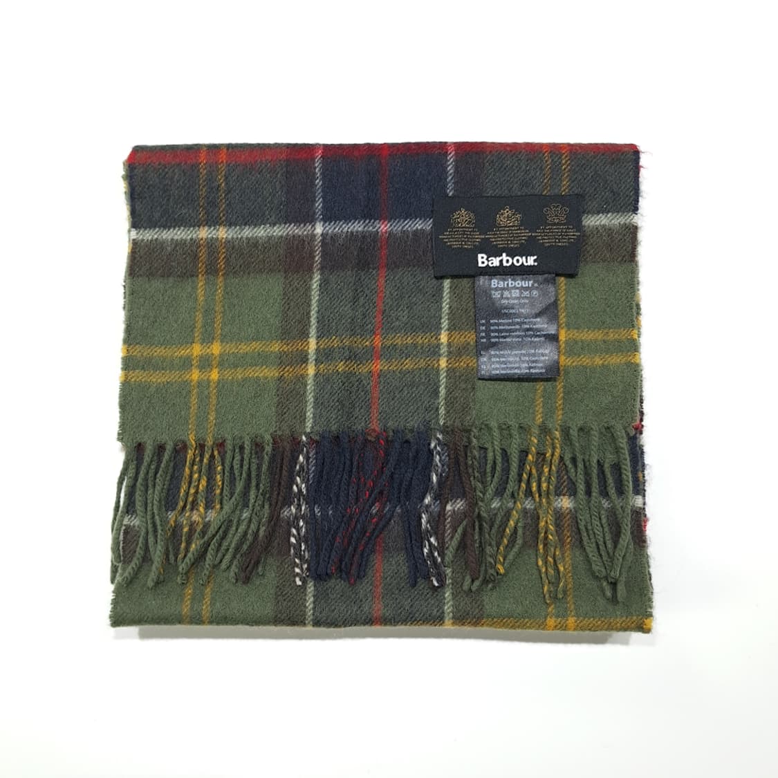 MX393 바버 3-워런트 메리노 & 캐시미어 블렌드 클래식 타탄 체크 상품이미지6