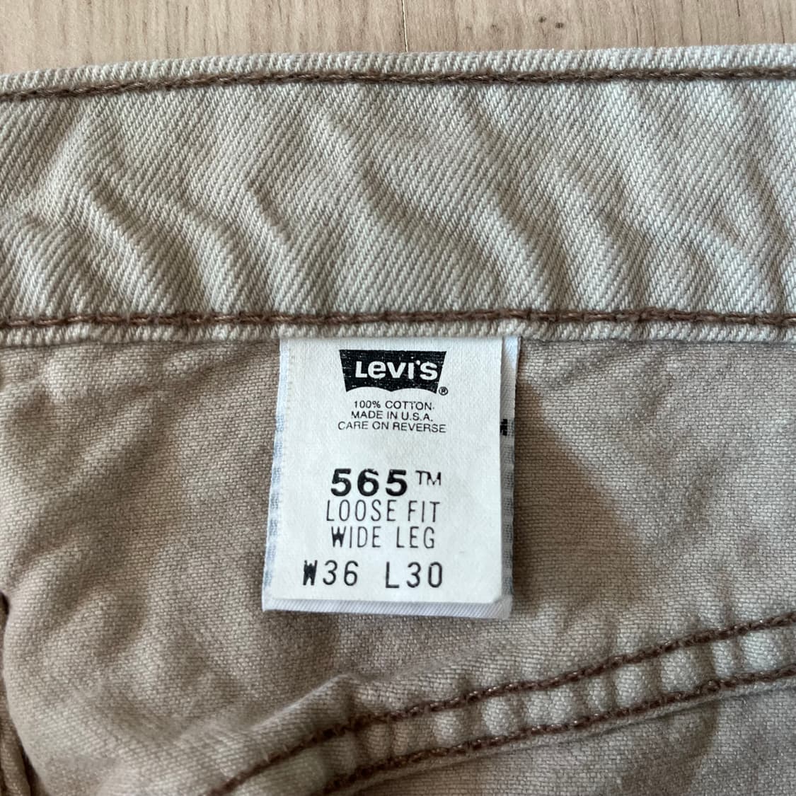 [36X30] 90s 빈티지 리바이스 565 made in usa 상품이미지3