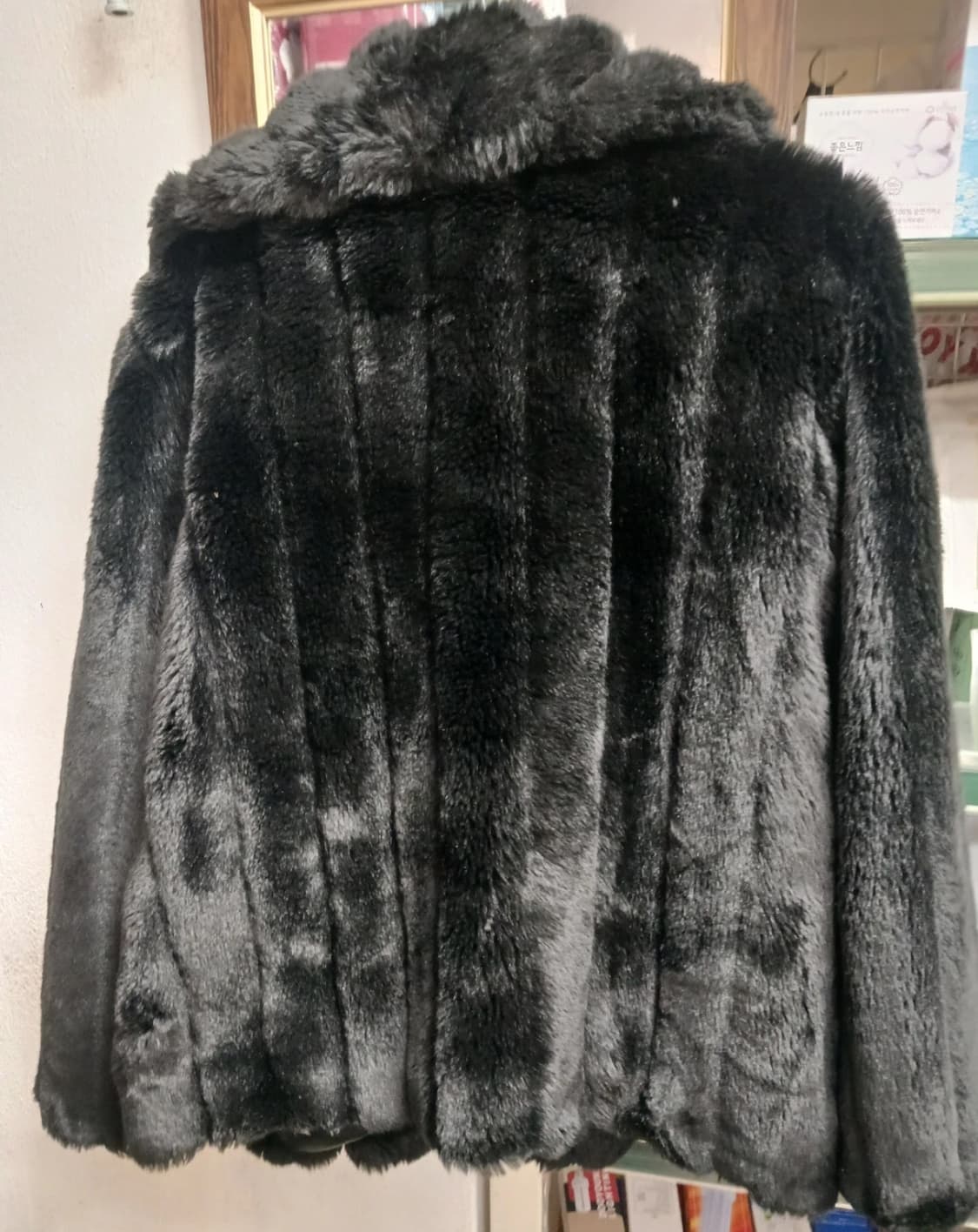 블랙 퍼 자켓 상품이미지2