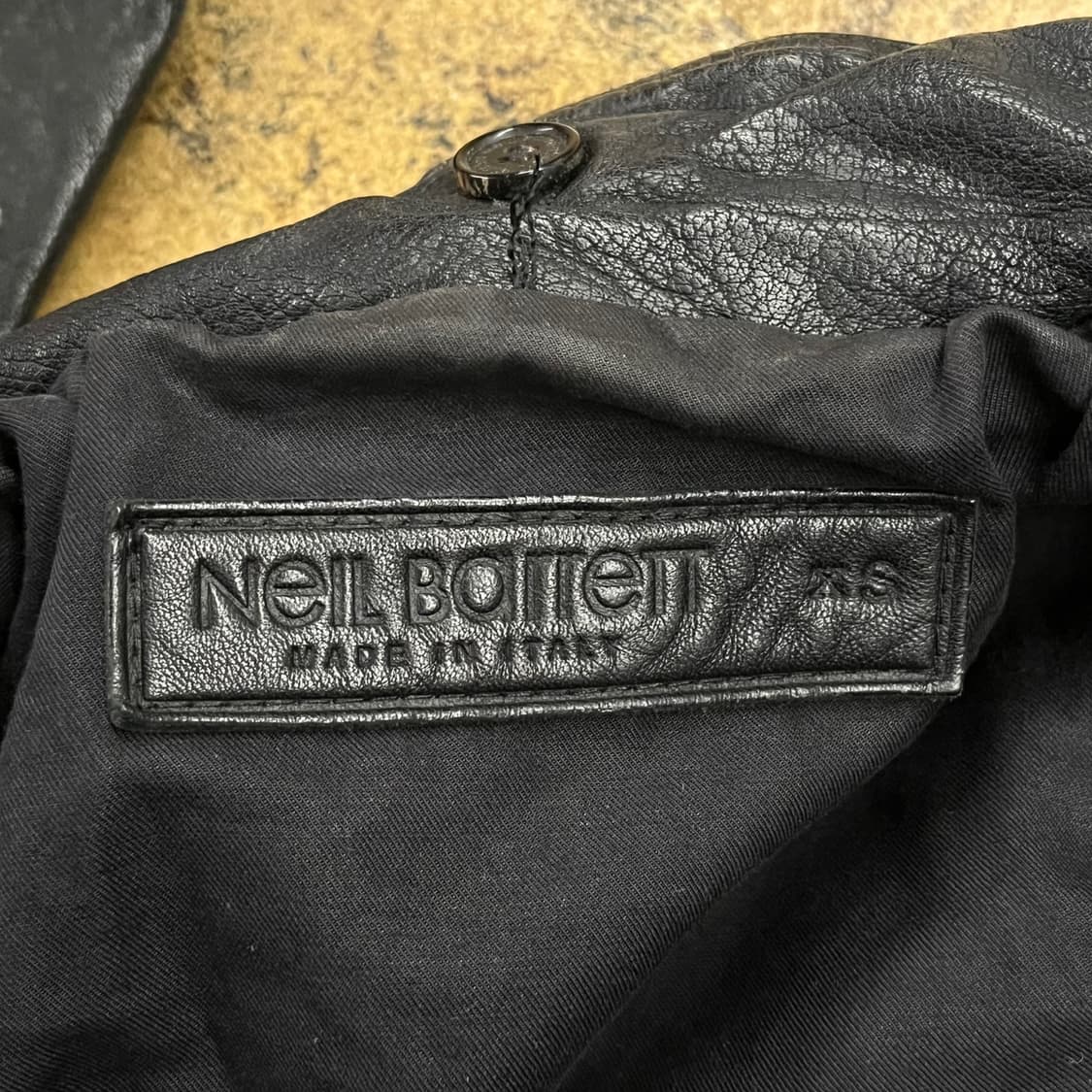 [정품/XS] 닐바렛 멀티지퍼 버팔로 레더 가죽 자켓 b17 상품이미지5