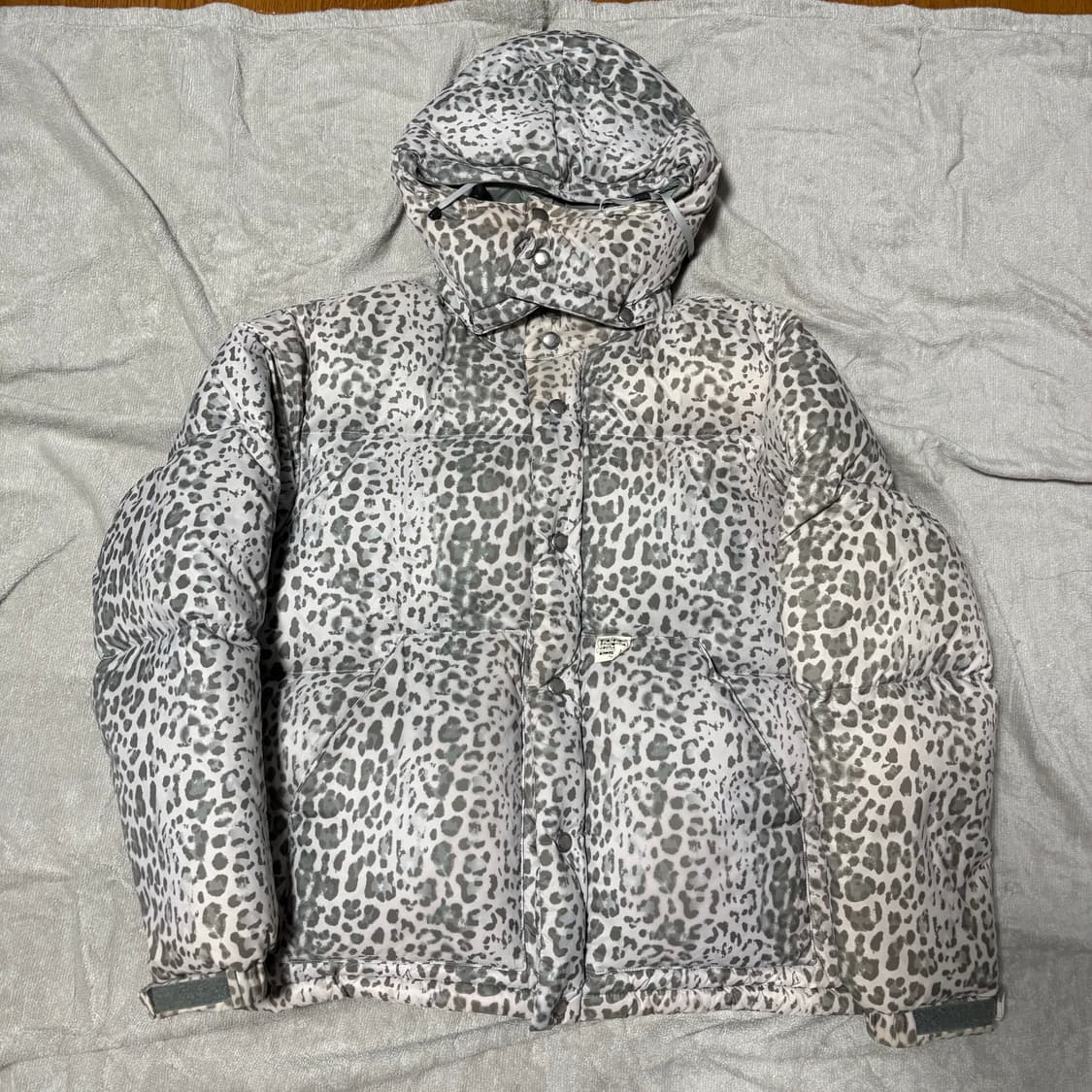 예스아이씨 레오파드 호피 다운 점퍼 패딩 M 상품이미지1