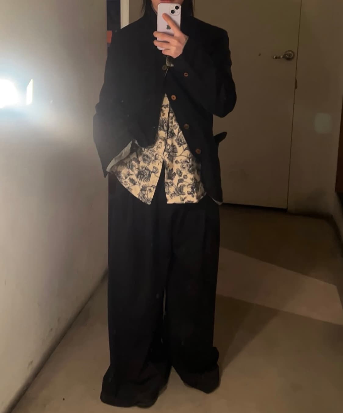 꼼데가르송 옴므 플러스 축융 폴리 자켓 상품이미지1