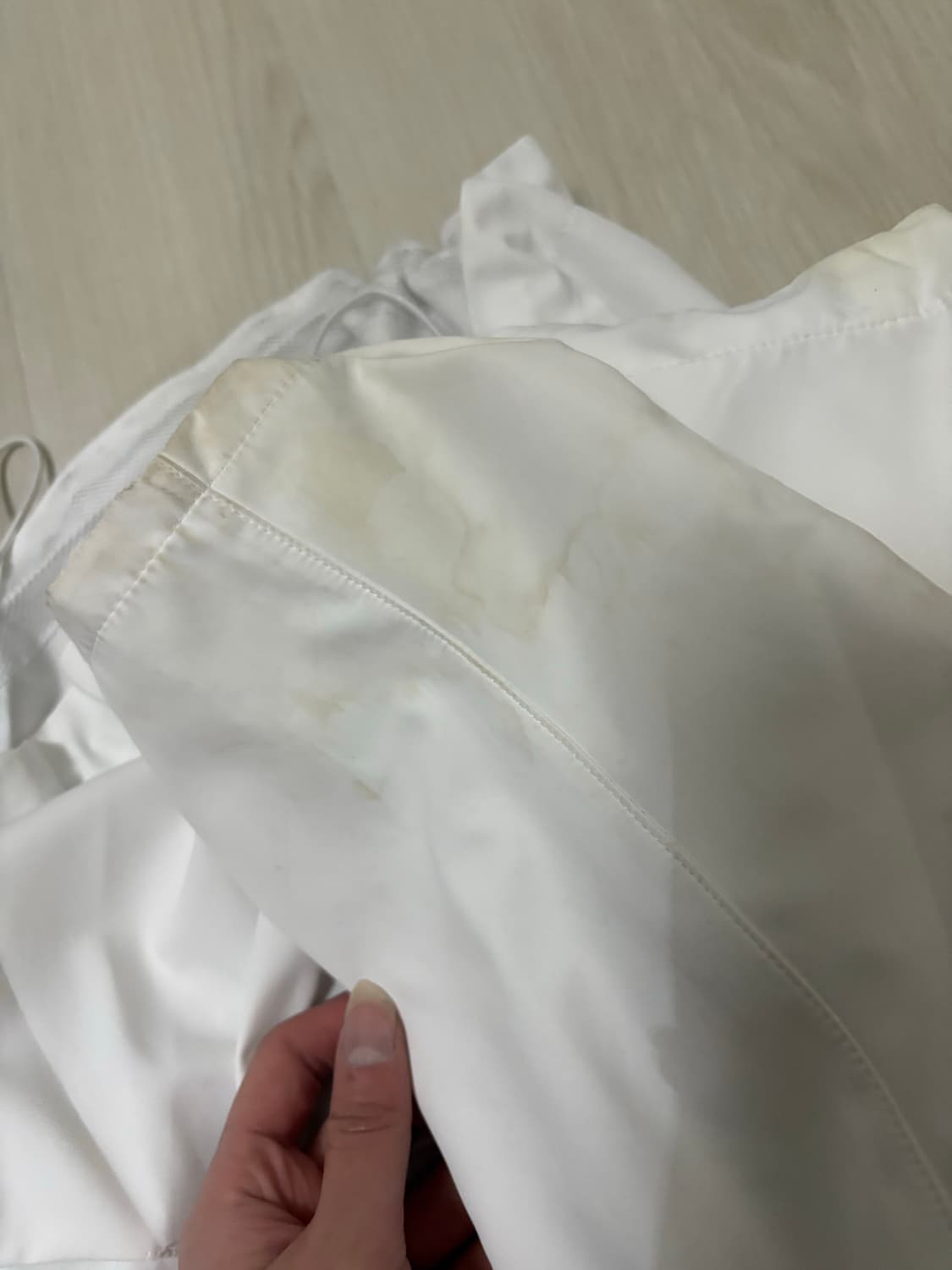 PINTUCK WIND BREAKER (UNISEX) IVORY 상품이미지4