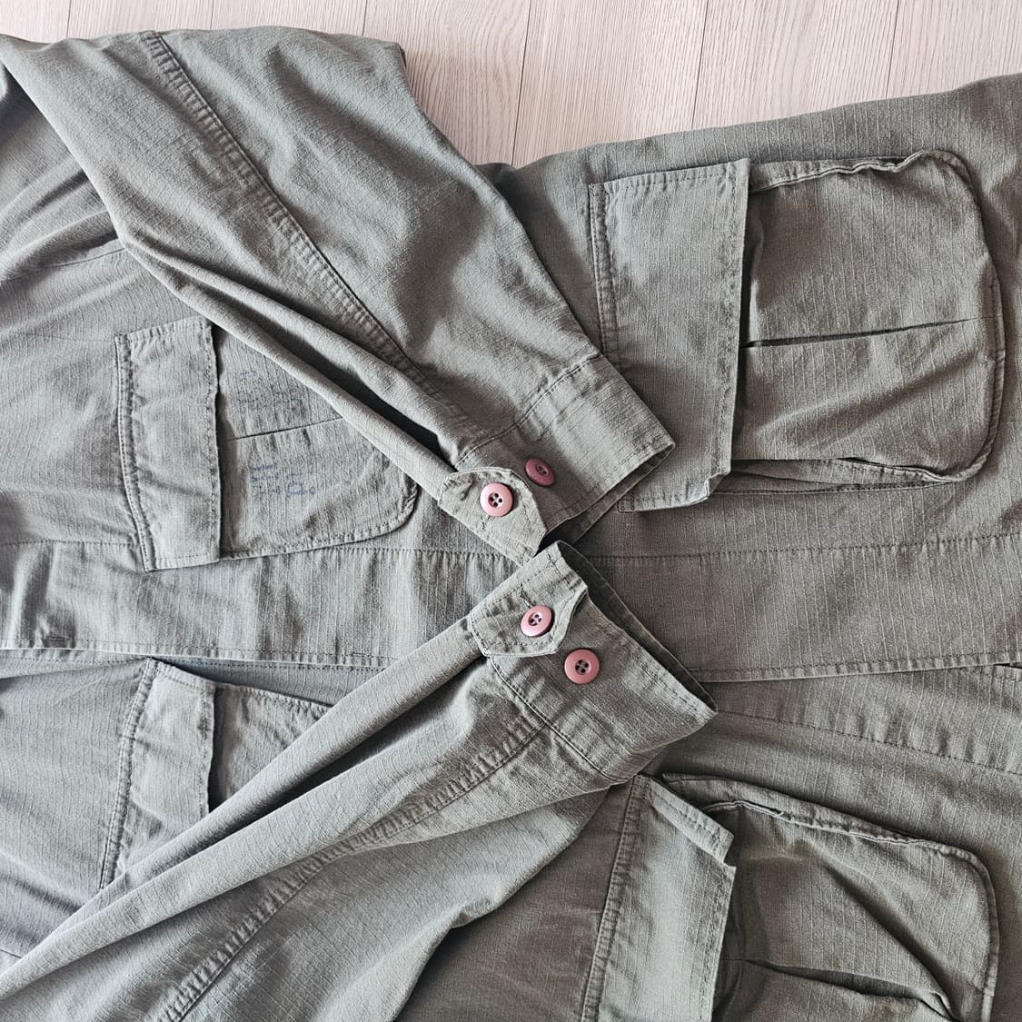 L 100 더맨프로덕트 밀리터리 야상 빈티지 자켓 간절기 남자 2회착 상품이미지4