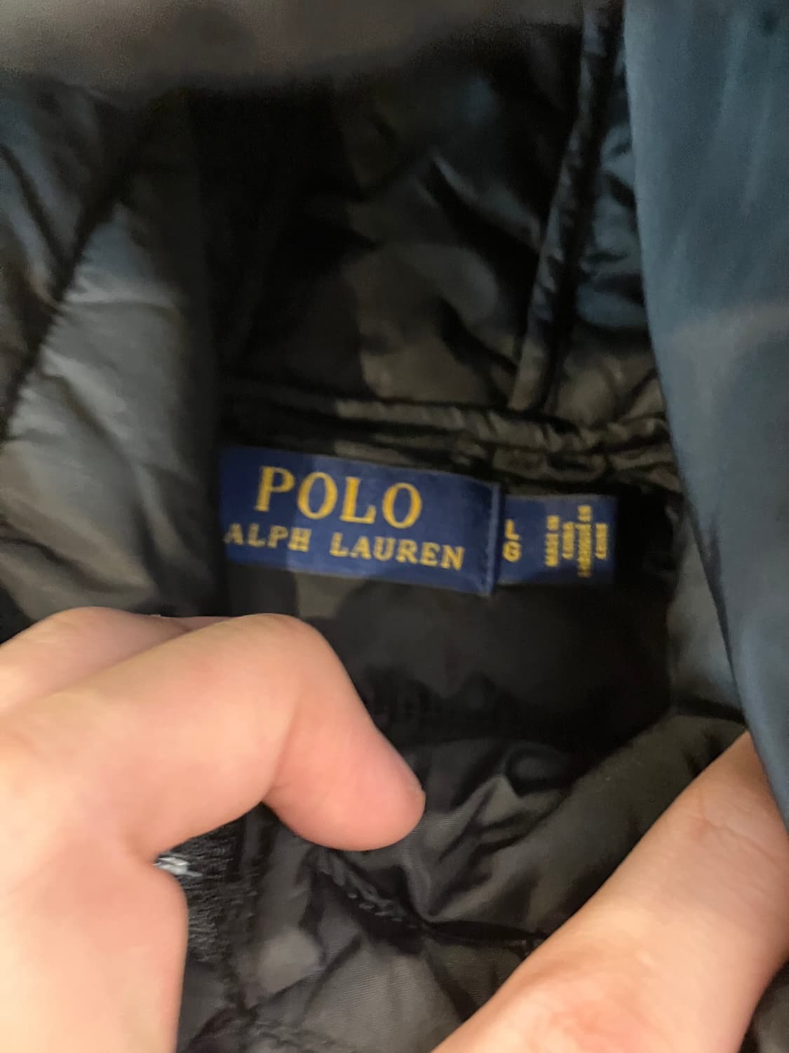대장급 폴로 하이브리드 경량패딩 블랙 상품이미지4