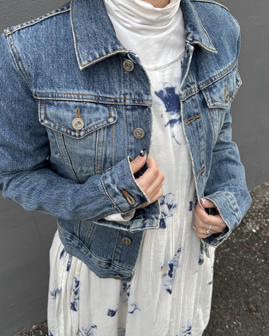 일본빈티지 juicy jeans 청자켓 상품이미지1