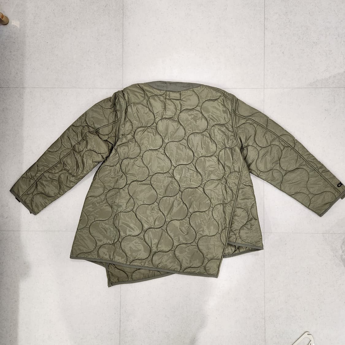 꼼데가르송 CDG × 알파인더스트리 바이어스 라이너 재킷 카키 XL 상품이미지3