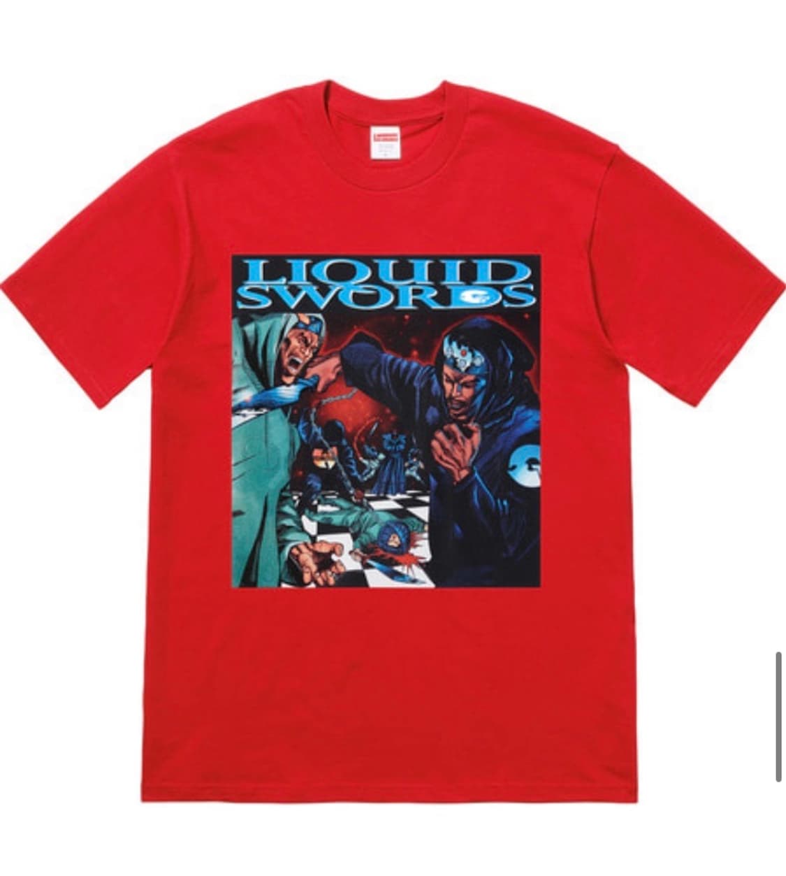 (M)슈프림 18FW GZA Liquid Swords 티셔츠 레드 상품이미지1