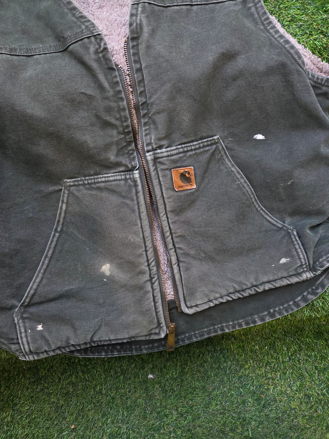 칼하트 v26 모스그린 워크 베스트 상품이미지4