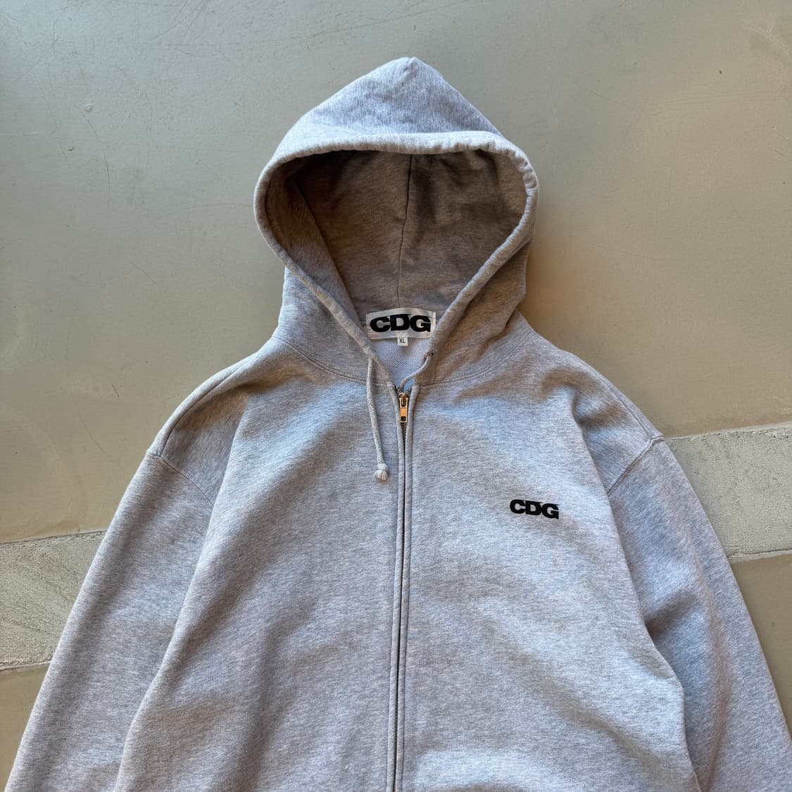 CDG 로고 후드 집업 상품이미지5