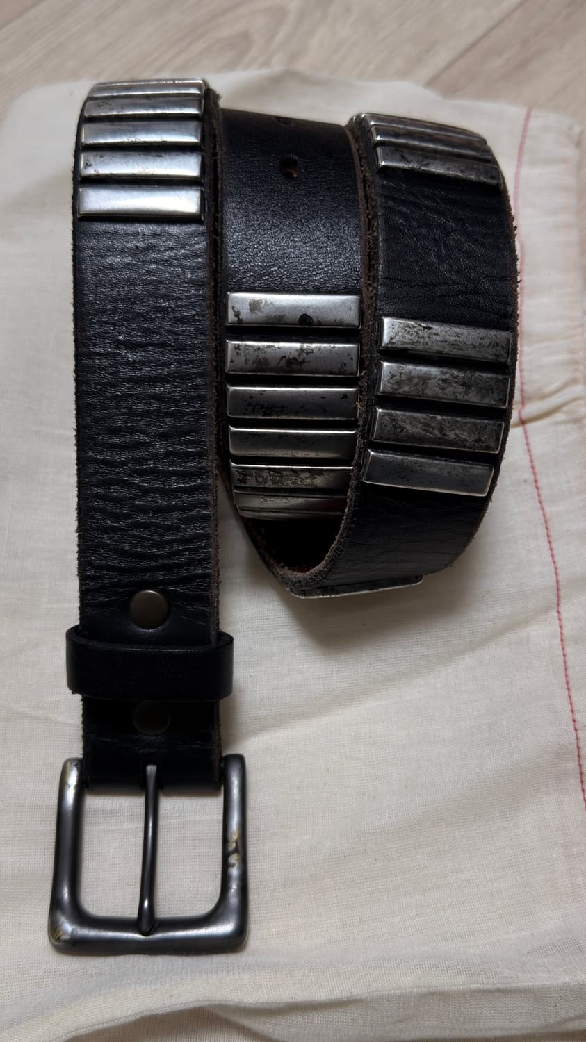 랄프로렌 스터드 레더벨트 30-34 상품이미지2