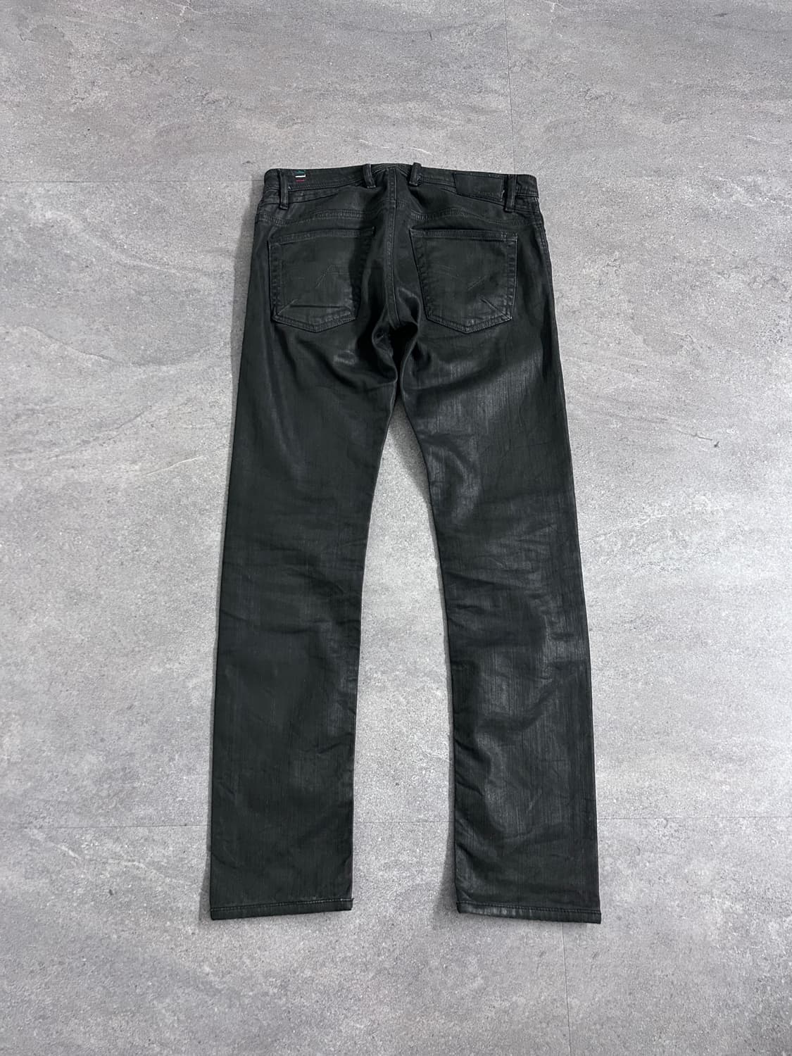 디젤 블랙 코팅 데님 팬츠 상품이미지7