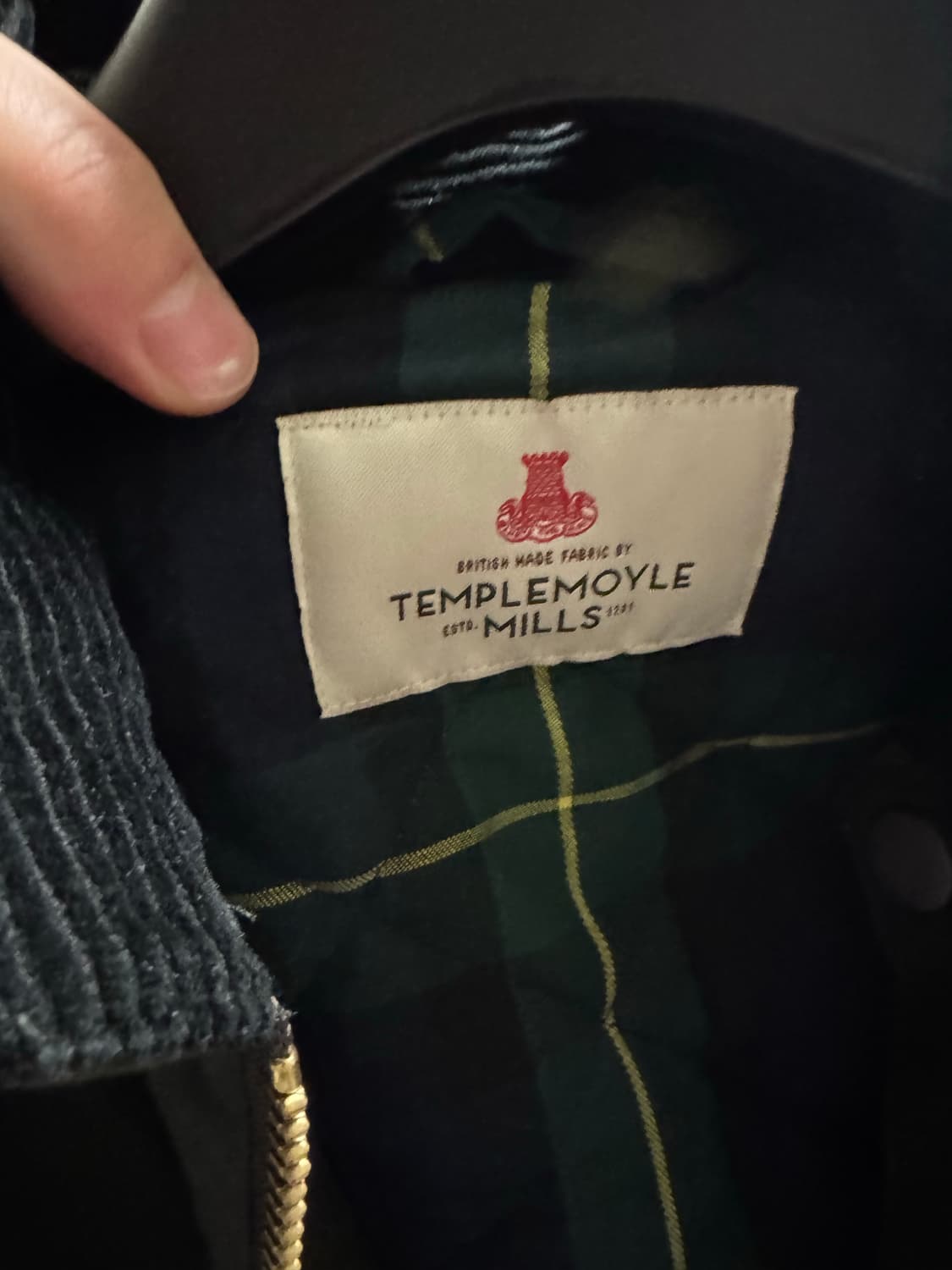 제로라운지 템플모일 왁스코팅 자켓 카키 사이즈 95 상품이미지4