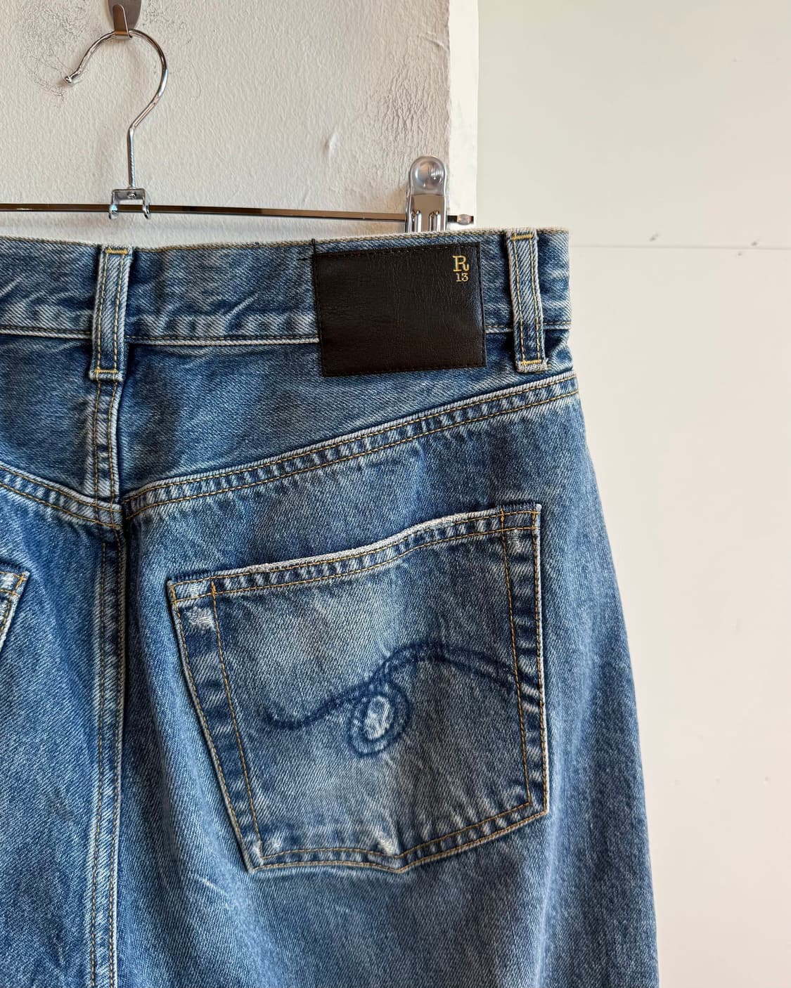 r13 데님 디스트로이드 팬츠 상품이미지7