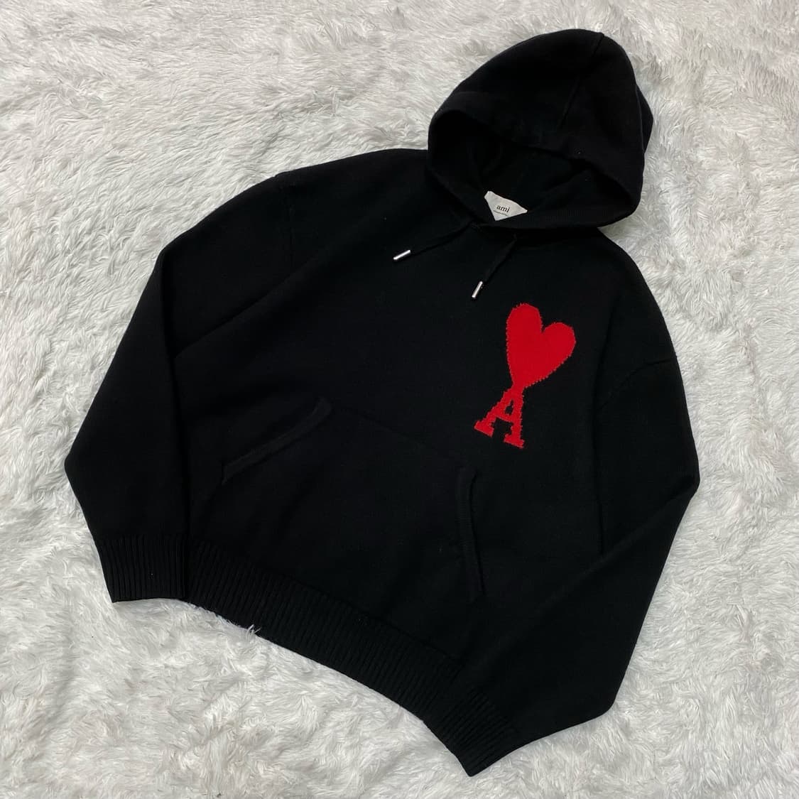 아미 후드 니트 상품이미지1