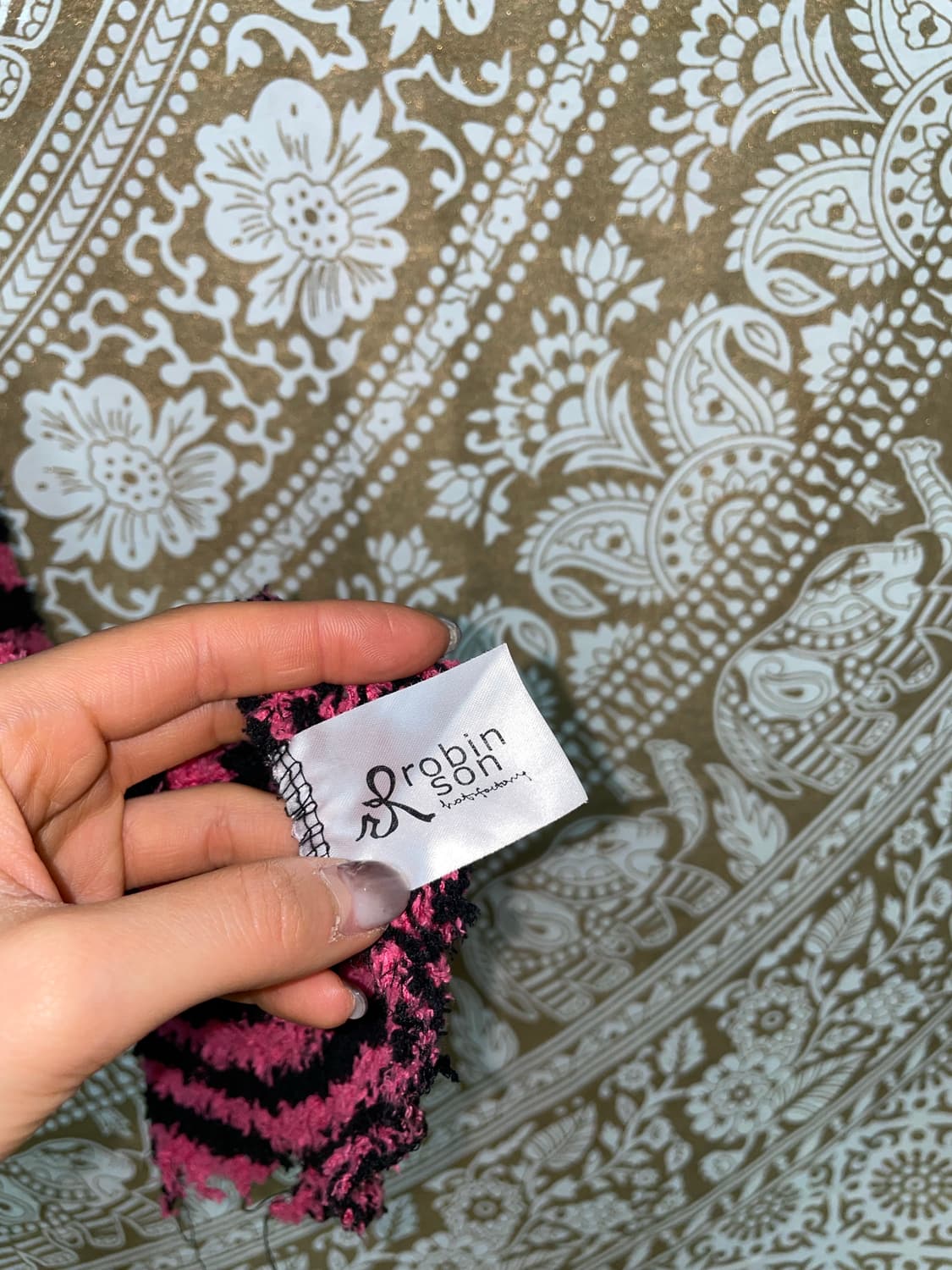 빈티지 스트라이프 머플러 목도리  상품이미지4