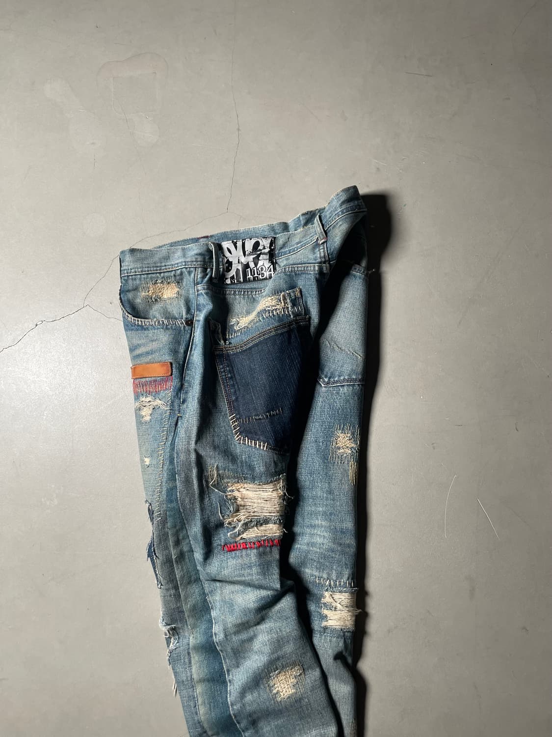 재팬  **리페어드 페이드 워시 데님** 상품이미지2