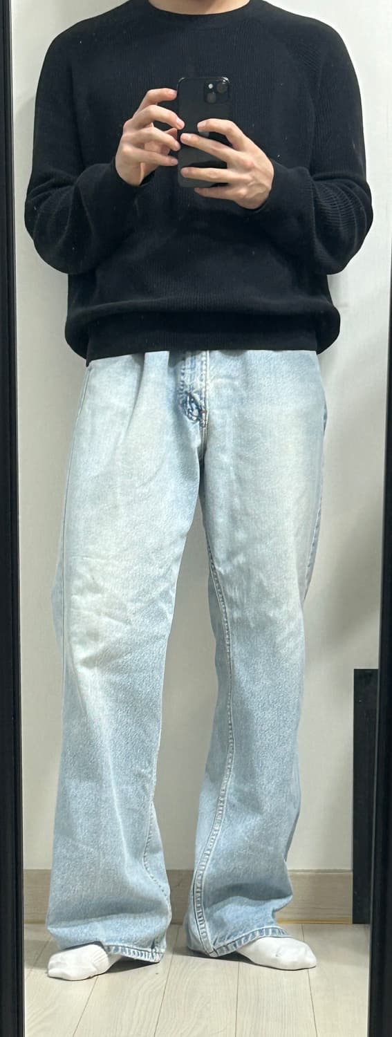 90s Levis 517 USA Orange Tab Red Batwing 상품이미지3