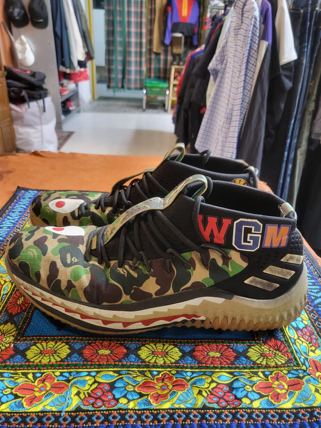 아디다스 × 베이프  데임4 상품이미지3