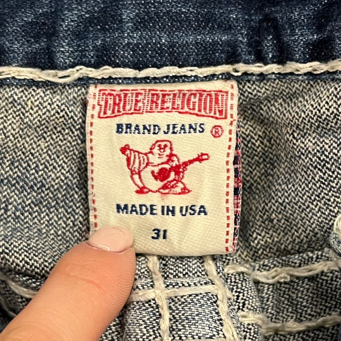 [정품/31] 트루릴리젼 부츠컷 데님 청바지 b17 상품이미지4