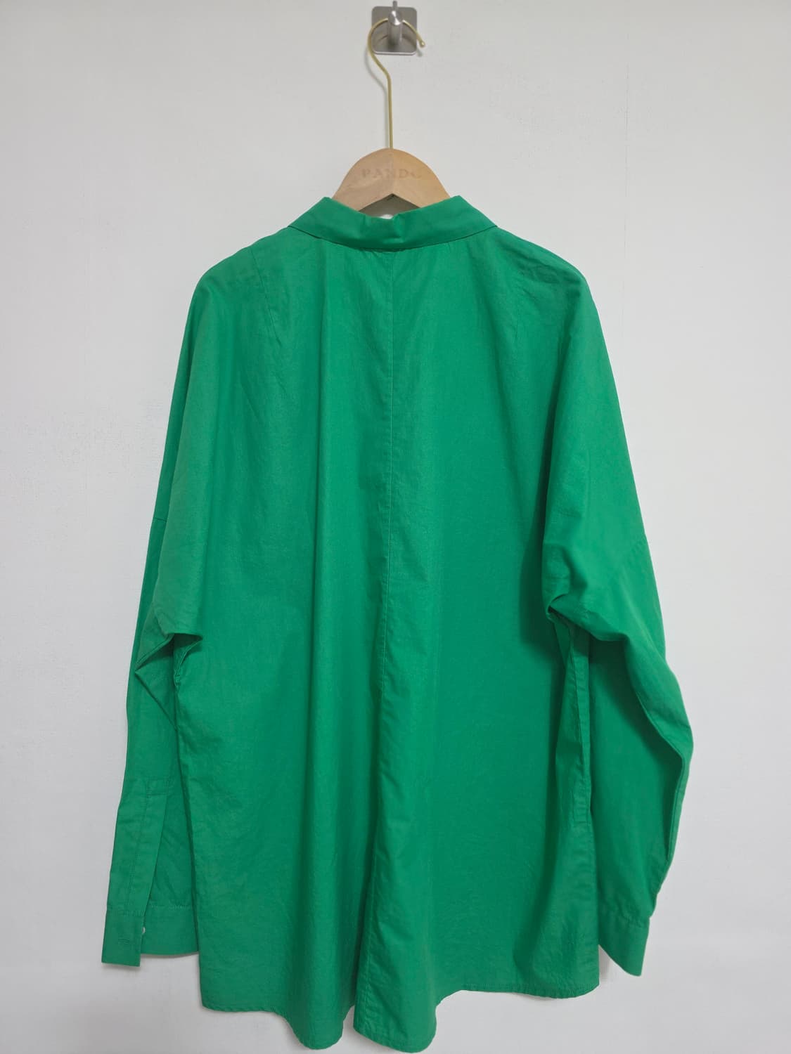 maje 그린 코튼 셔츠 2사이즈 상품이미지2