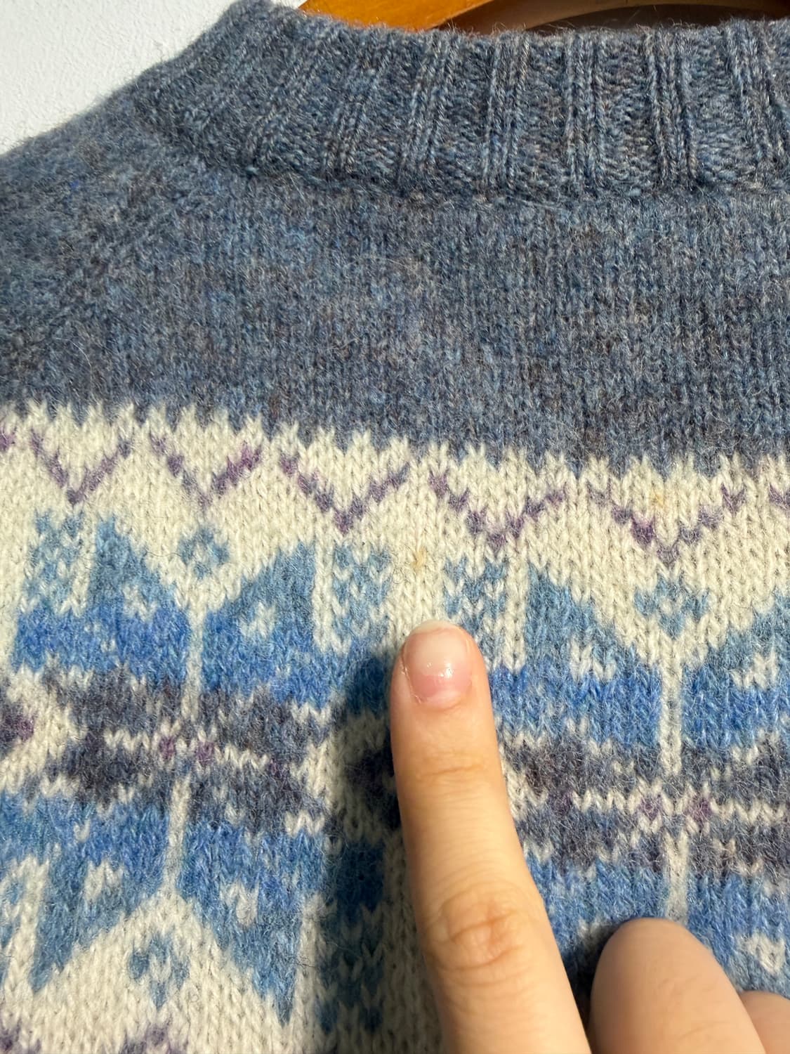 [s] 셰틀랜드 울 100% 니트 (made in Scotland)  상품이미지10