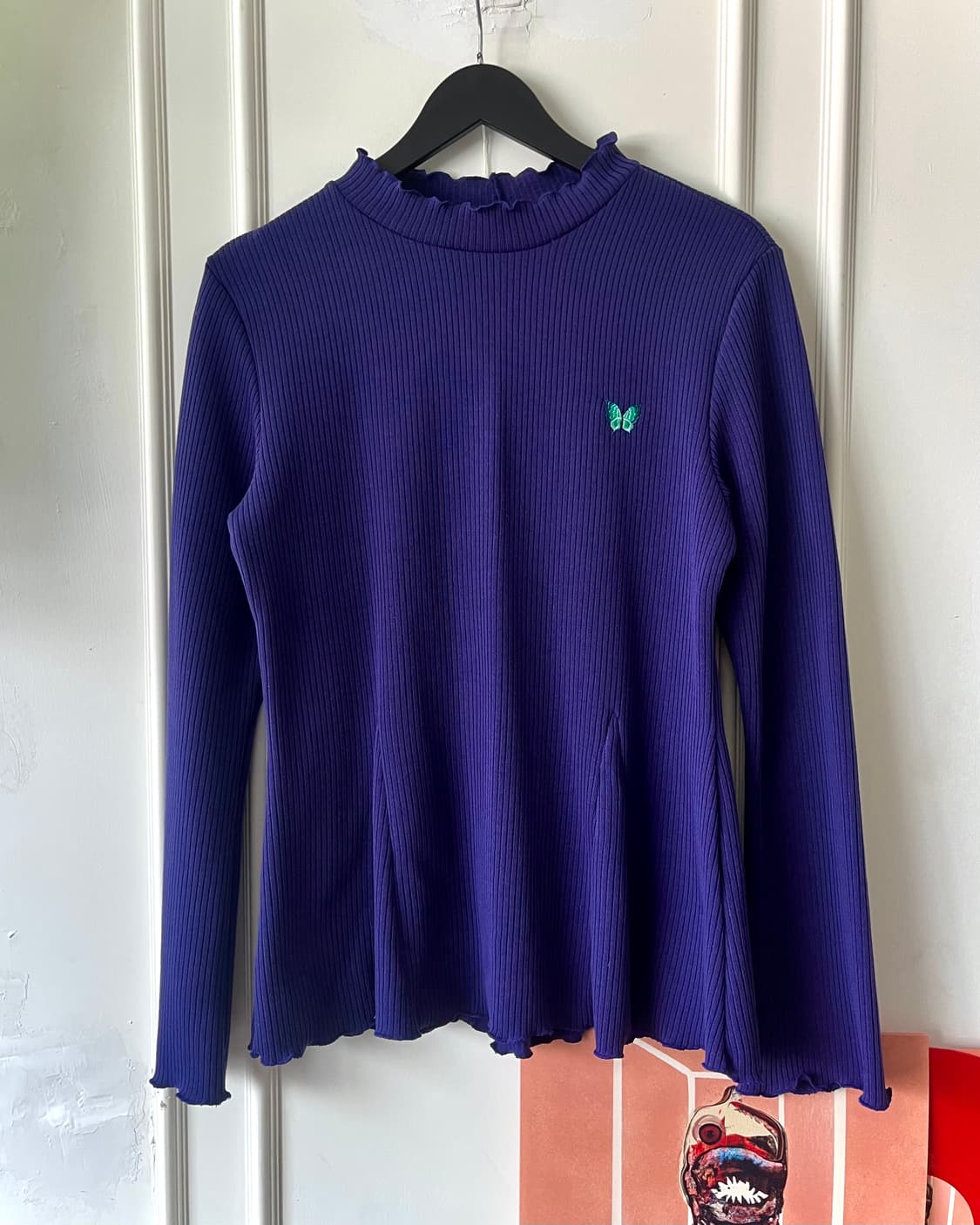 ANNA SUI Purple Golgi Knit Long-Sleeve 상품이미지3