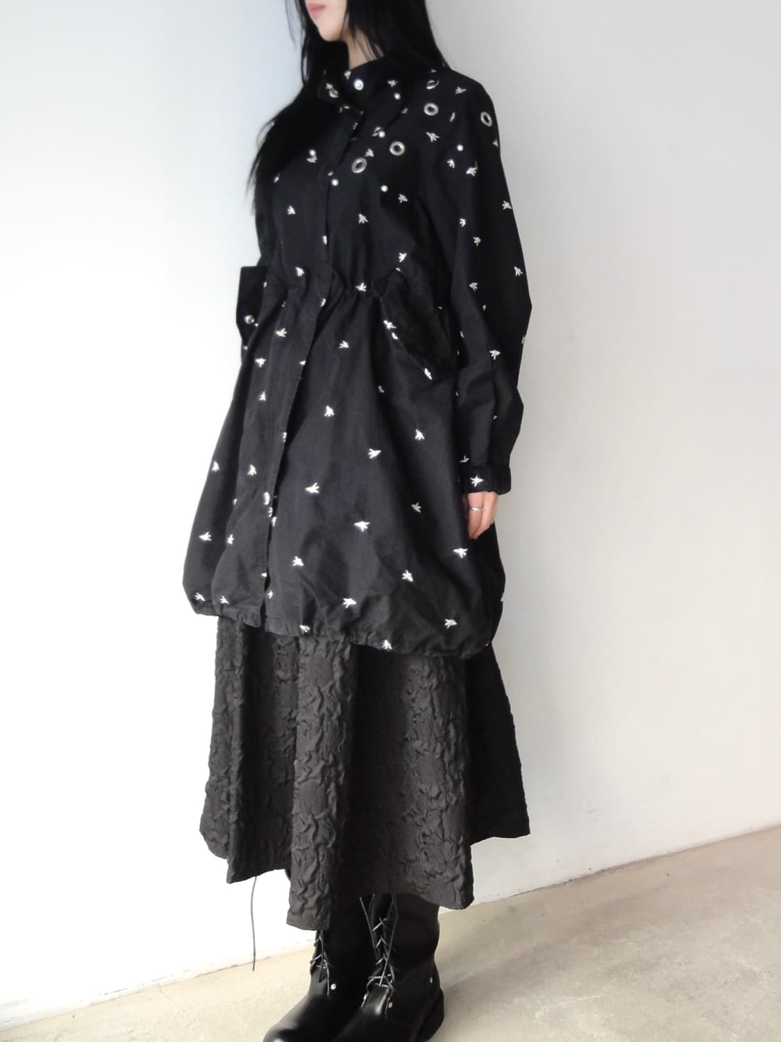 EGOIST hole punching jacket / black 상품이미지6