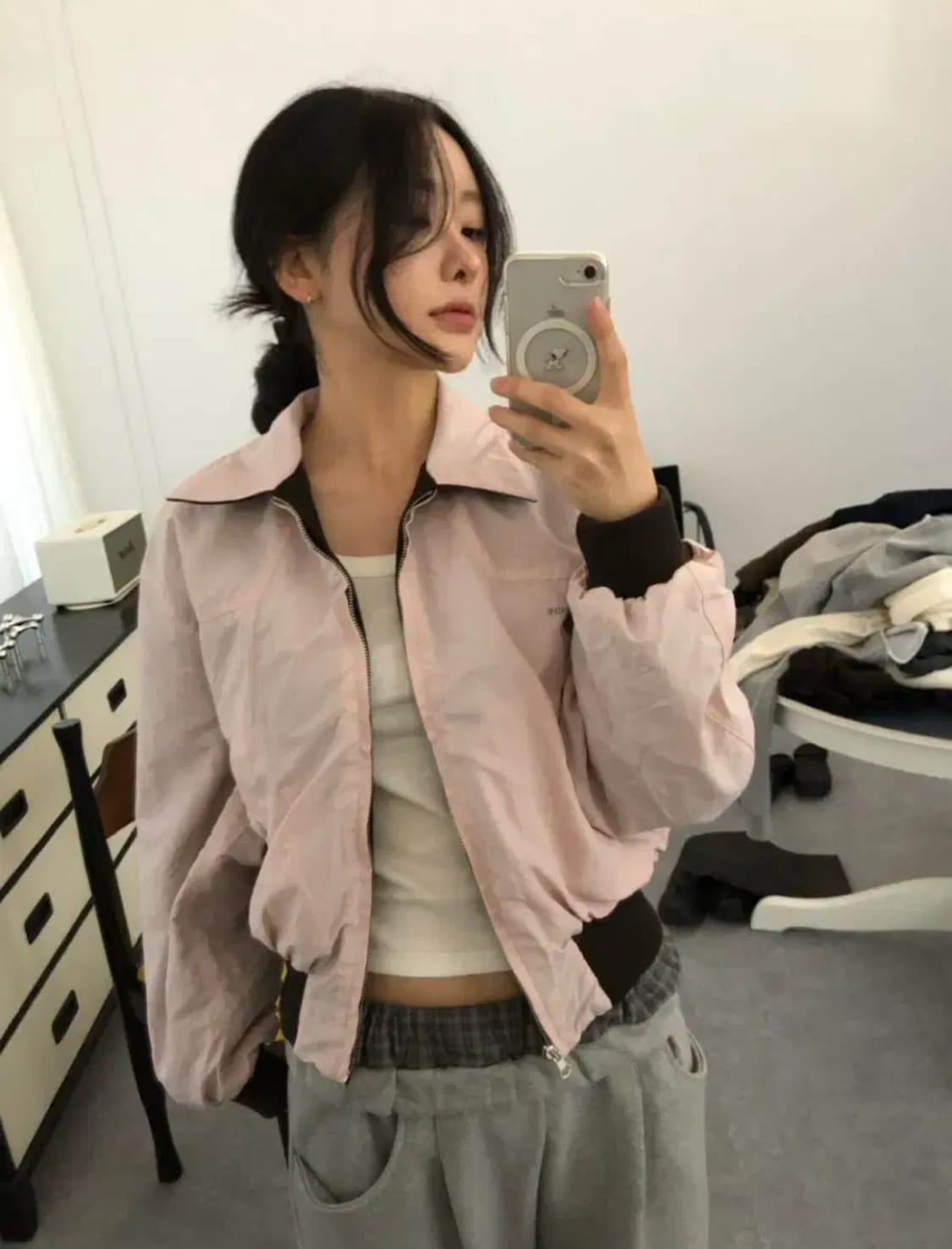 yue project 브리드 리버시블 점퍼 상품이미지2