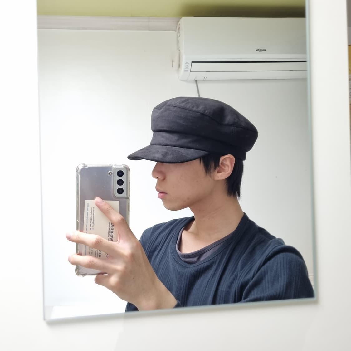 CA4LA 뉴스보이 스웨이드 캐스킷 블랙 상품이미지8
