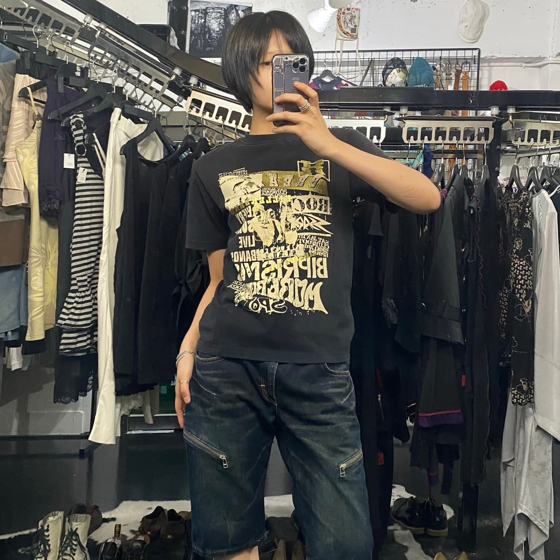 Renalto 빈티지 드로잉 반팔 티셔츠 상품이미지9