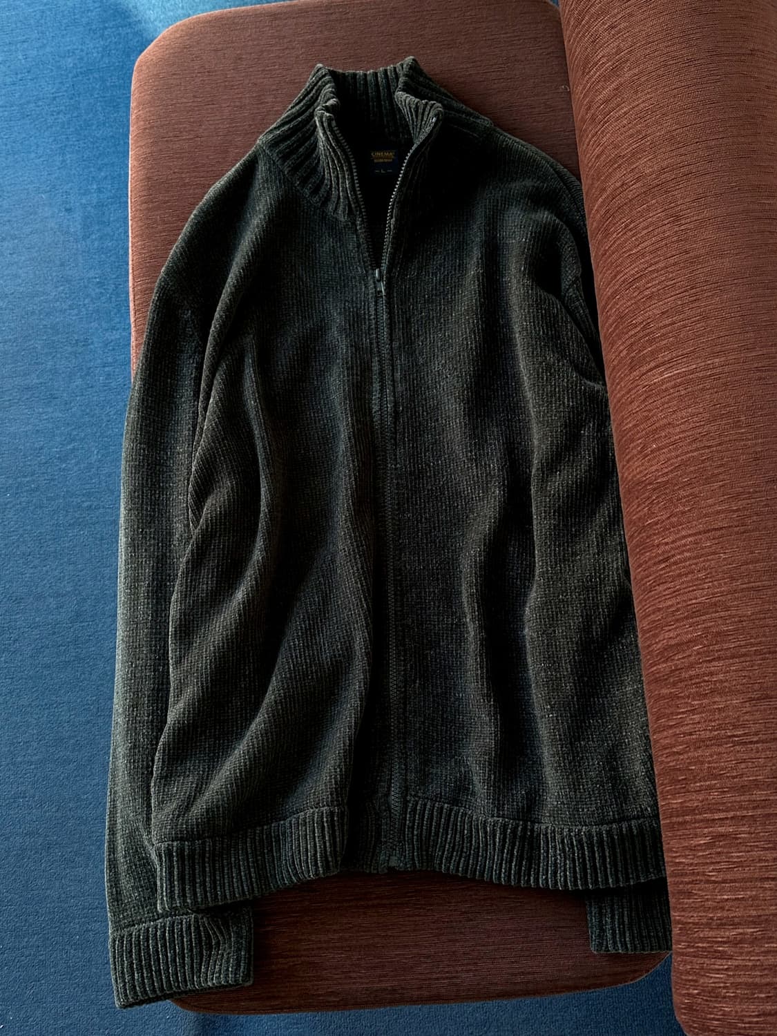 Middle gauge soft knit zip jacket 상품이미지5