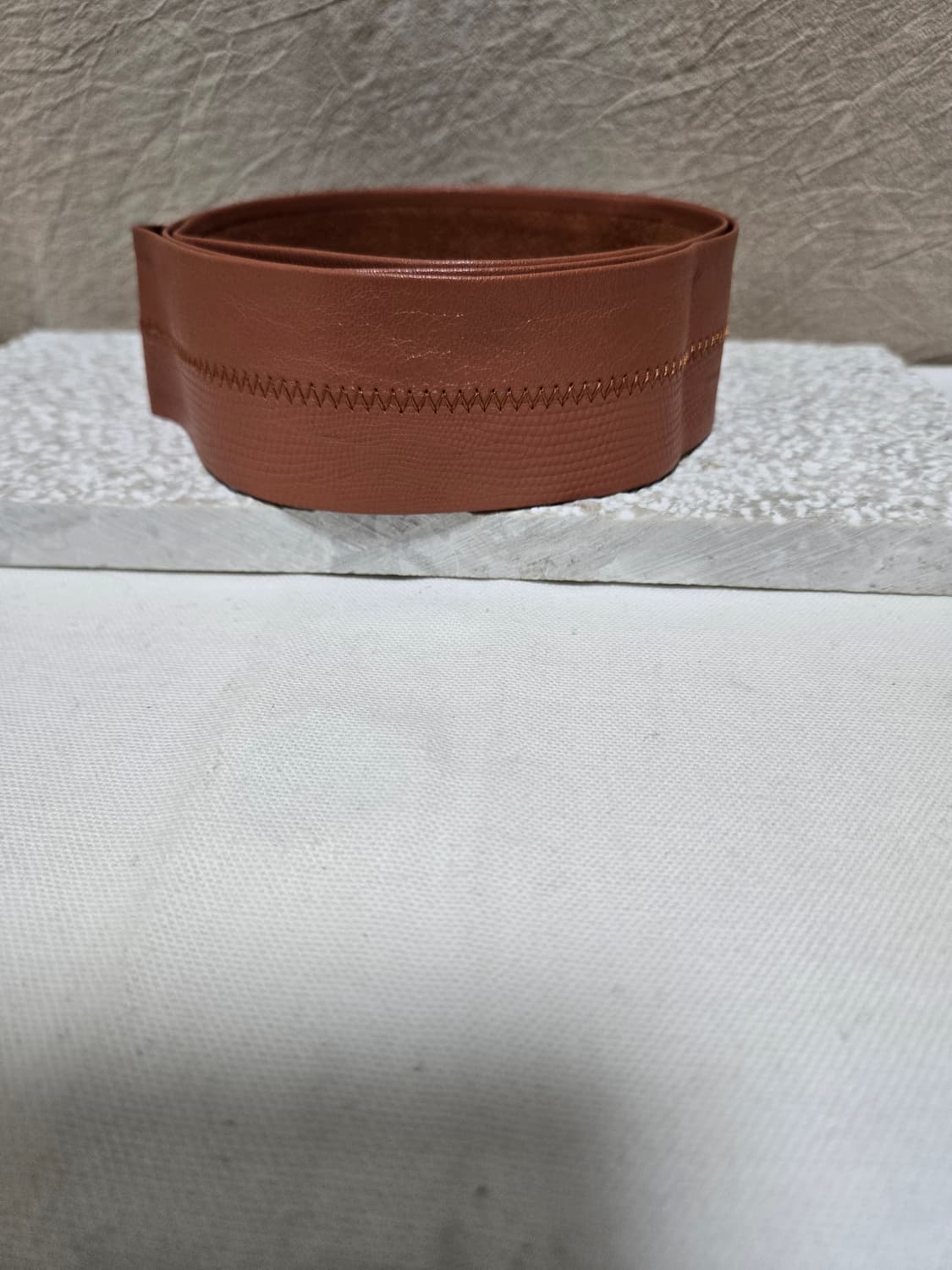 빈티지 브라운 레더 벨트
핸드 스티치 디테일 상품이미지1