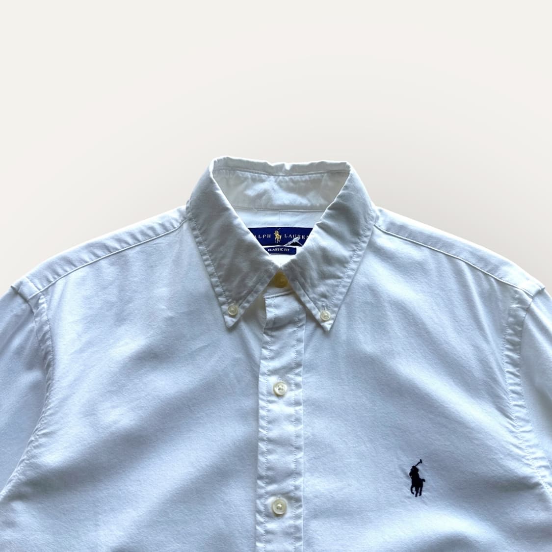 폴로 랄프로렌 신형 qr 화이트 셔츠 상품이미지2