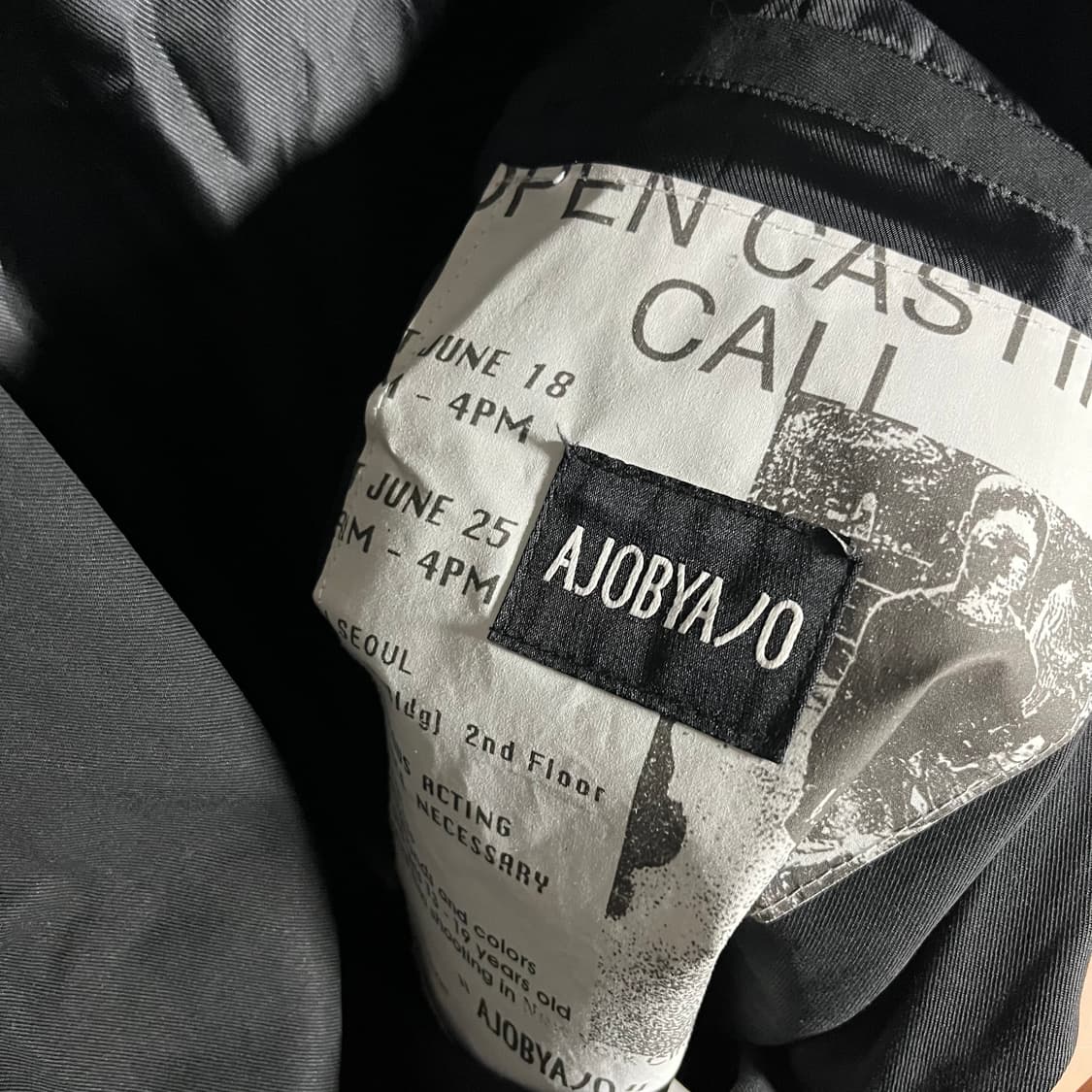 AJOBYAJO . 아조바이아조 배트윙 오버 블레이저 상품이미지6